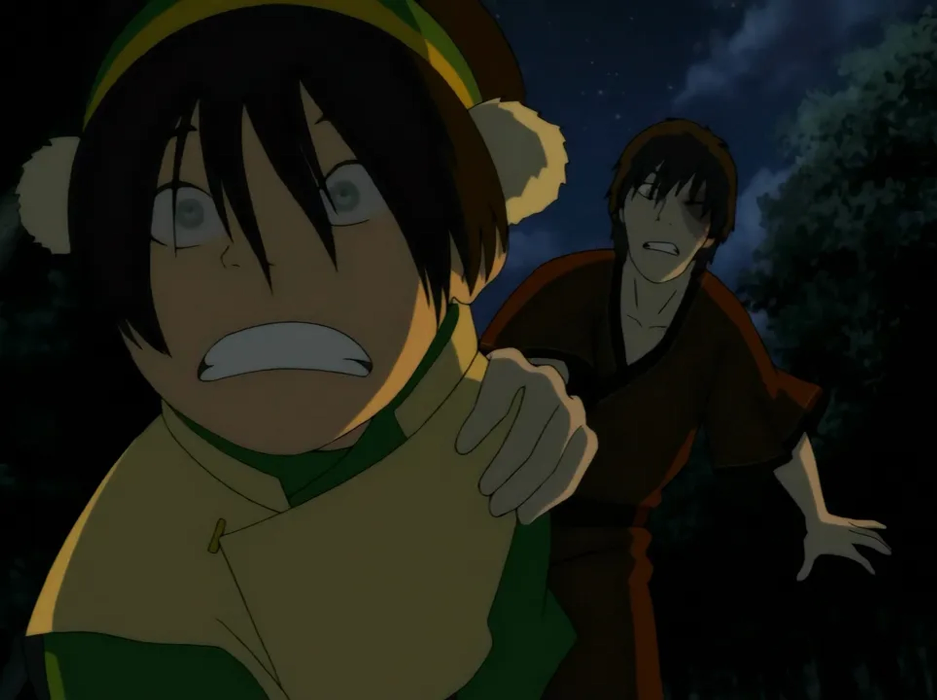 Dante Basco and Michaela Jill Murphy in Avatar: The Last Airbender (2005)