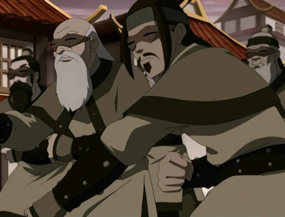 Kevin Michael Richardson and Michael Dow in Avatar: The Last Airbender (2005)