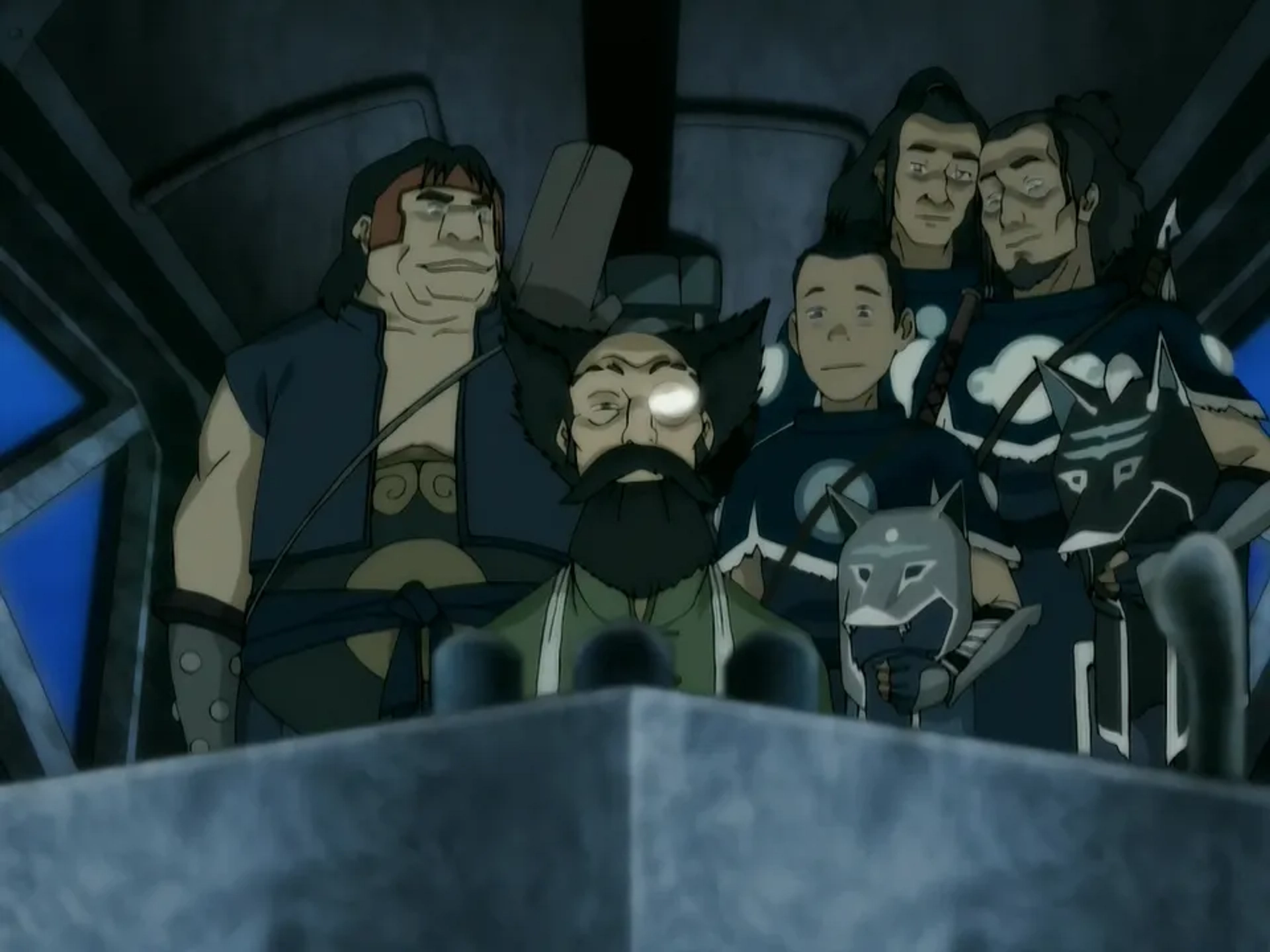 Rene Auberjonois, Richard McGonagle, André Sogliuzzo, Jack De Sena, and Sterling Young in Avatar: The Last Airbender (2005)