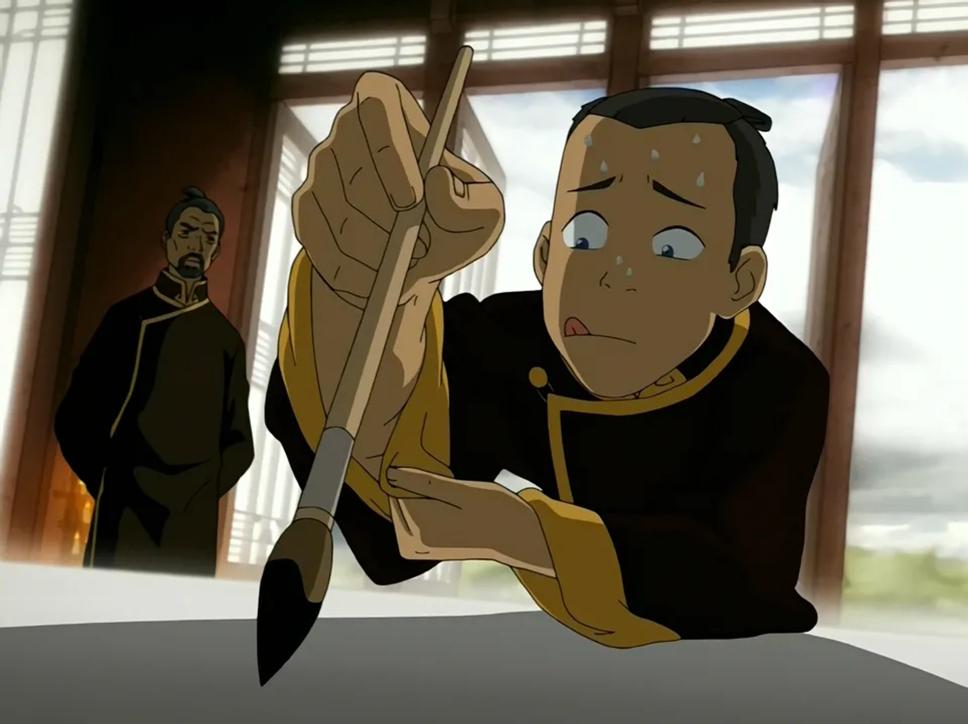 Robert Patrick and Jack De Sena in Avatar: The Last Airbender (2005)