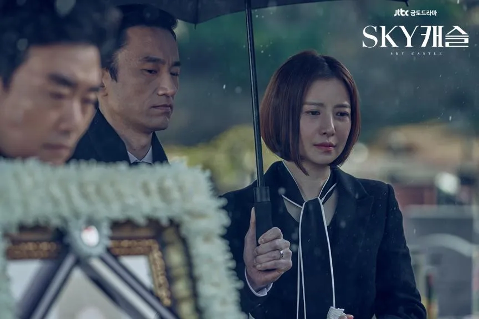 Kim Byeong-cheol and Yun Se-ah in SKY Castle (2018)