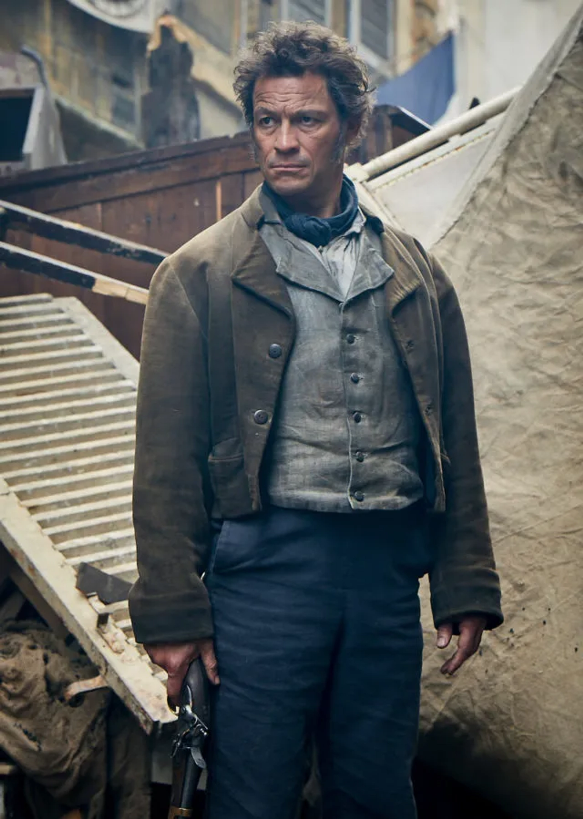 Dominic West in Les Misérables (2018)