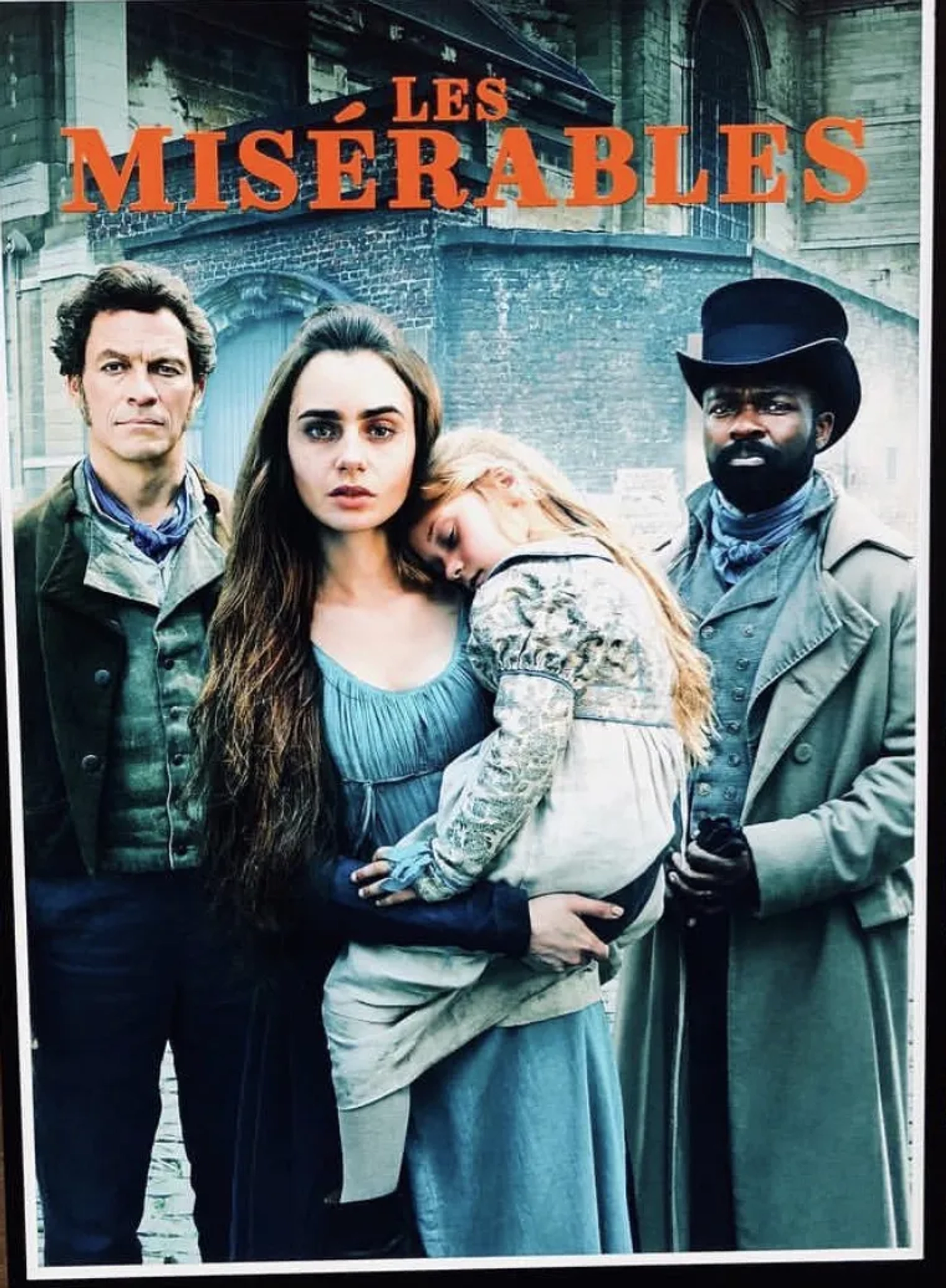 David Oyelowo, Dominic West, Lily Collins, and Jade Boulanger in Les Misérables (2018)