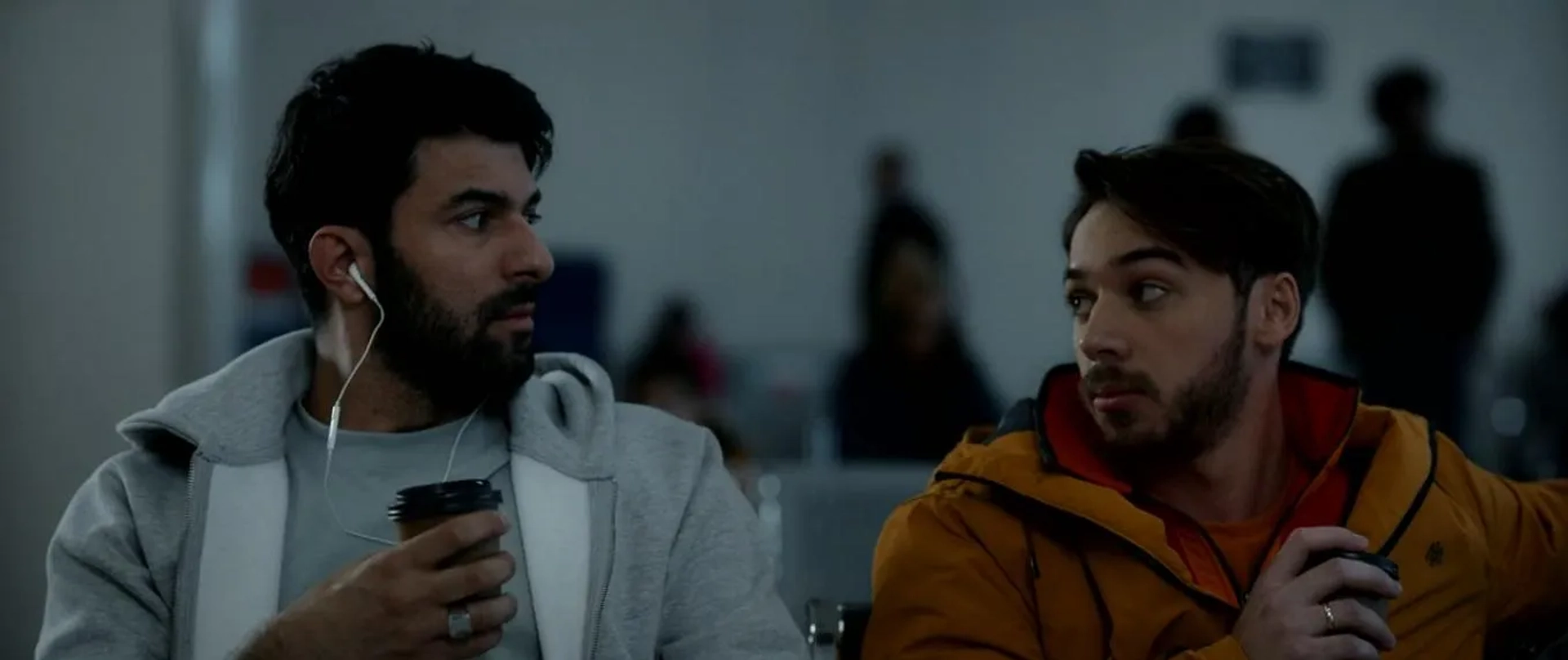 Engin Akyürek and Onur Bay in Runaway (2022)