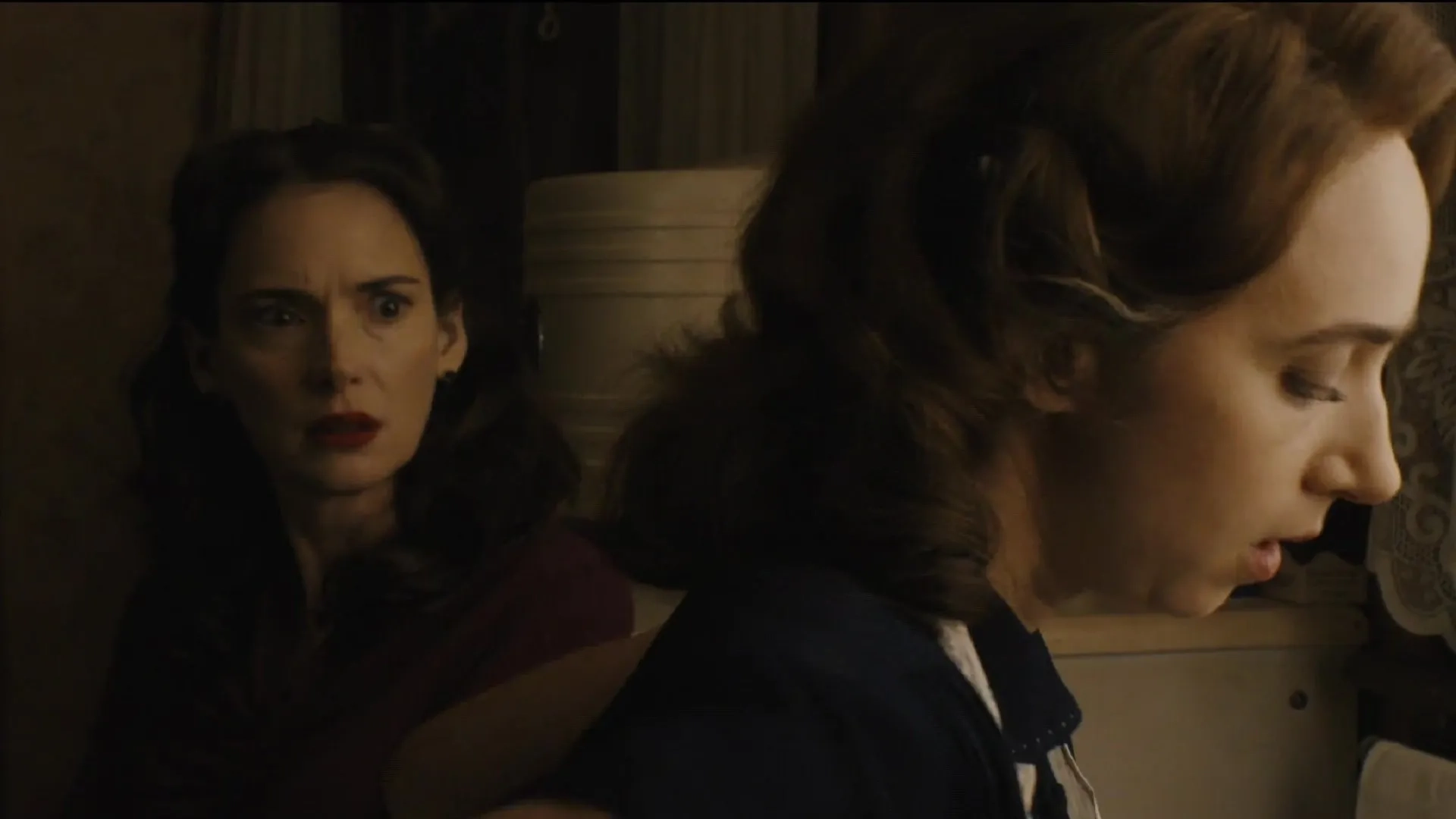 Winona Ryder and Zoe Kazan in The Plot Against America (2020)