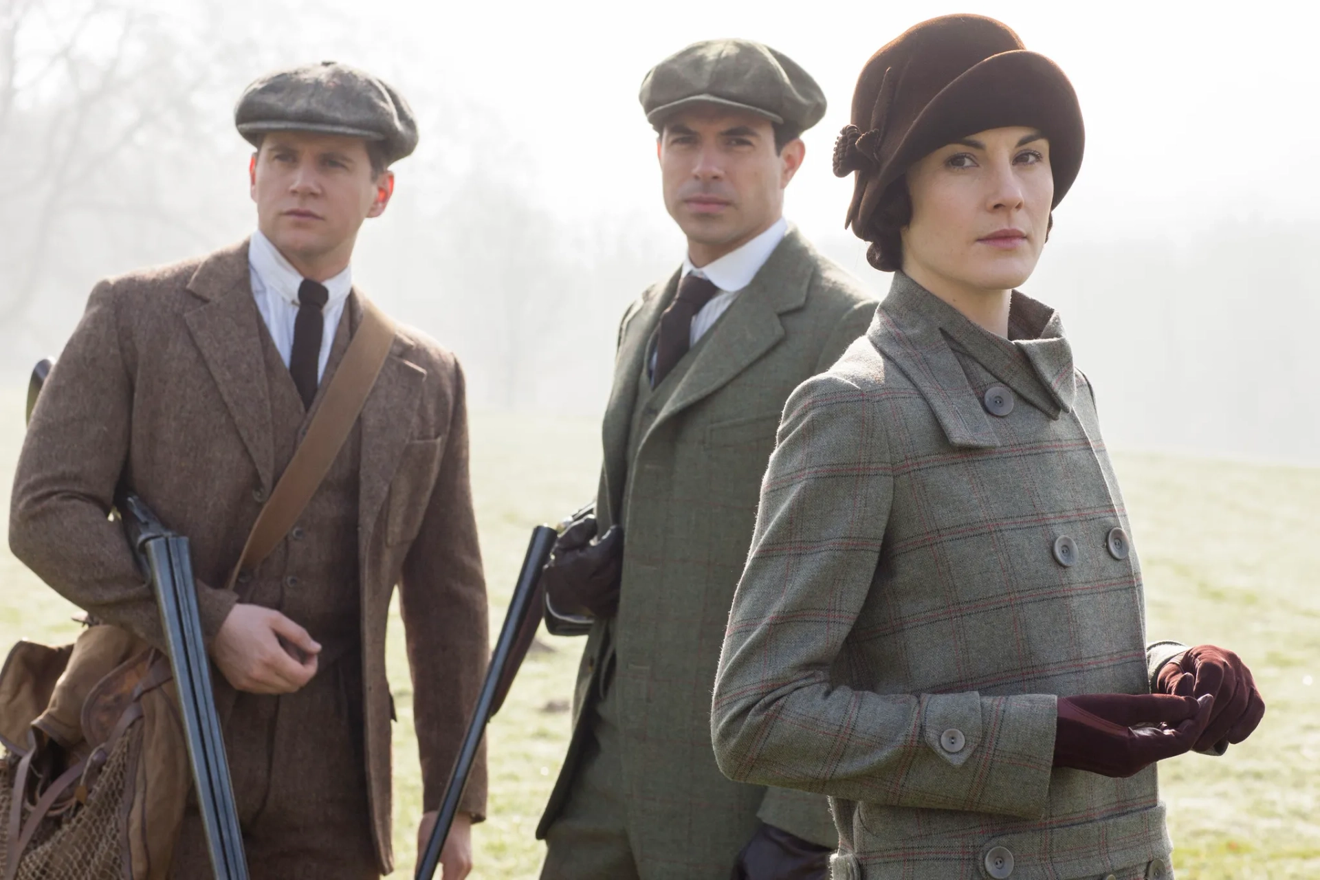 Allen Leech, Michelle Dockery, and Tom Cullen in Downton Abbey (2010)