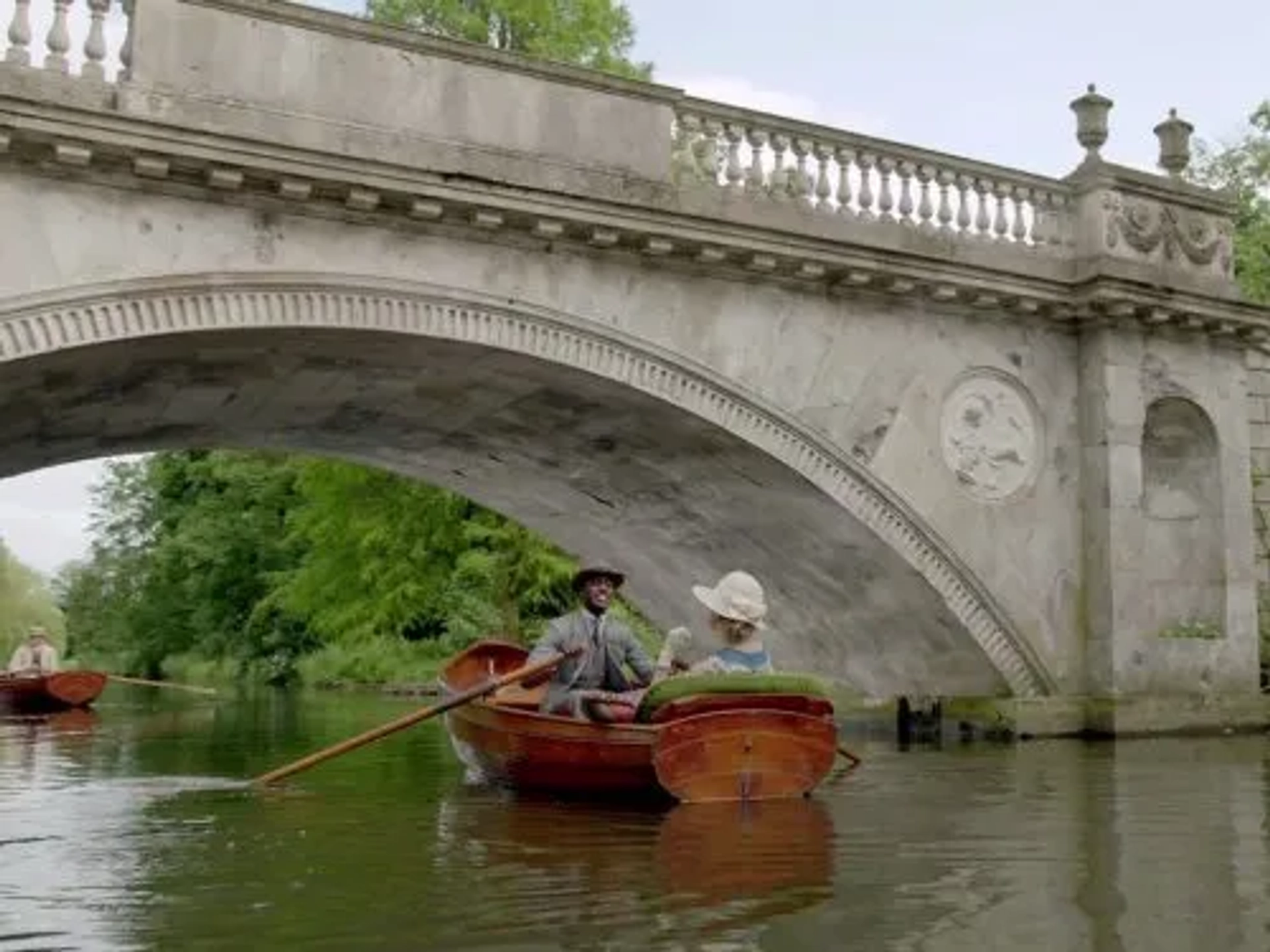 Gary Carr and Lily James in Downton Abbey (2010)