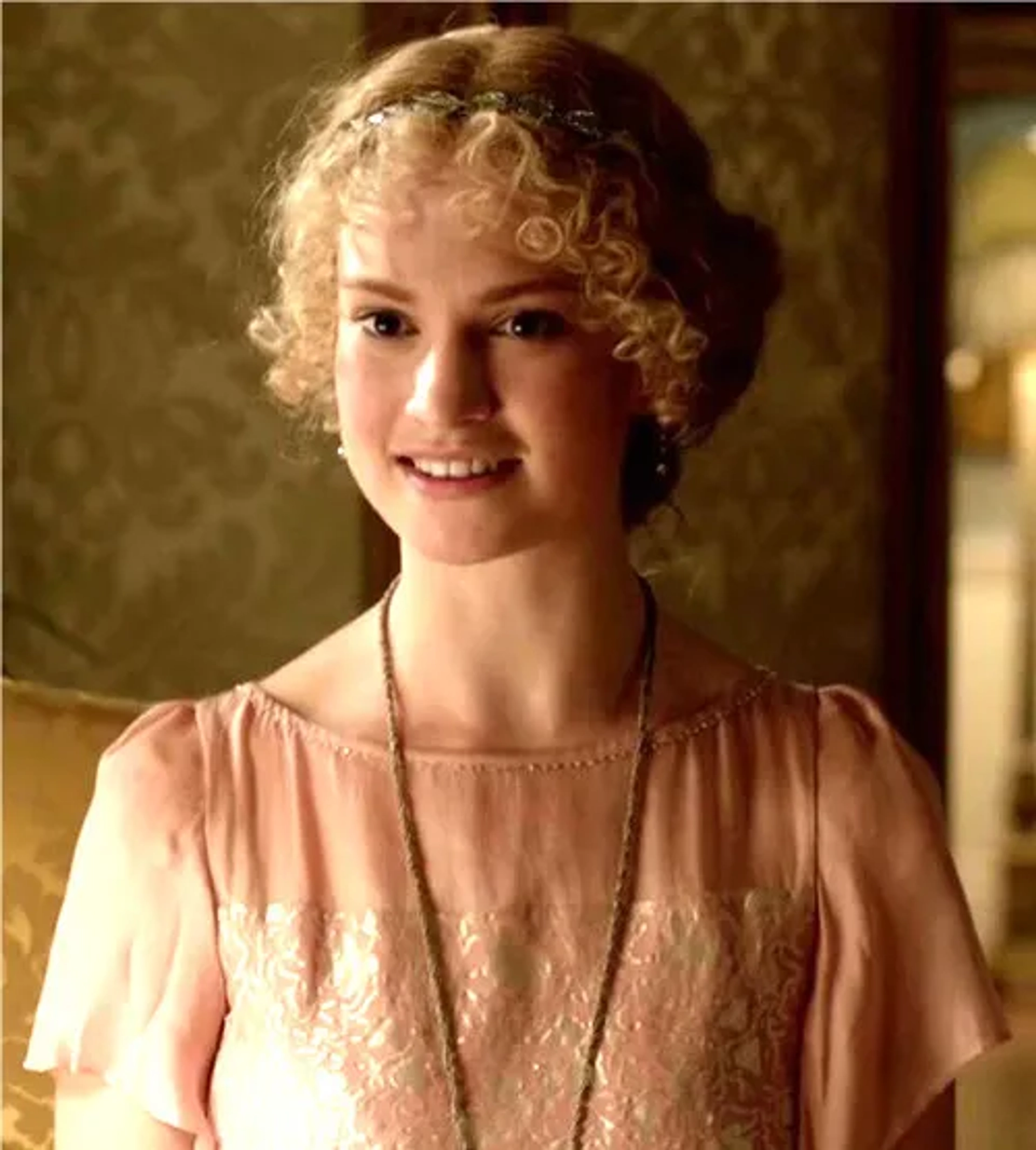 Lily James in Downton Abbey (2010)