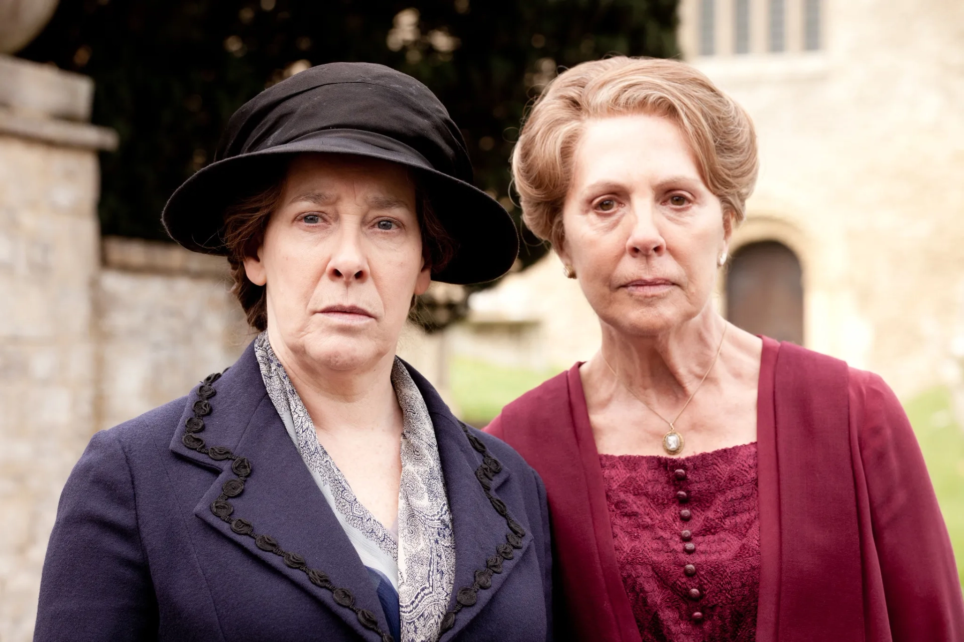 Phyllis Logan and Penelope Wilton in Downton Abbey (2010)