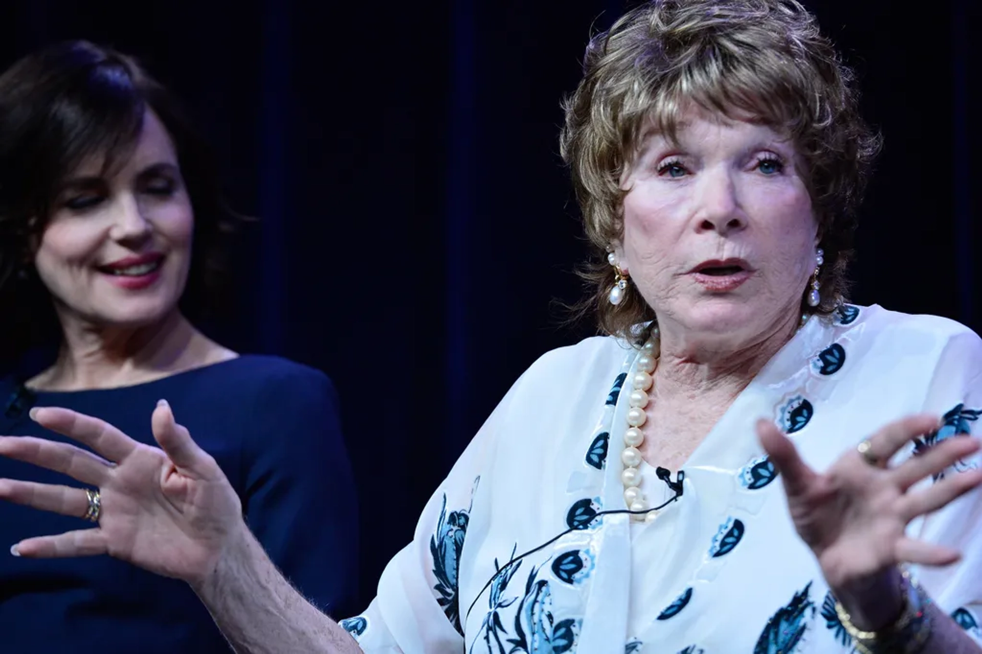 Shirley MacLaine and Elizabeth McGovern at an event for Downton Abbey (2010)