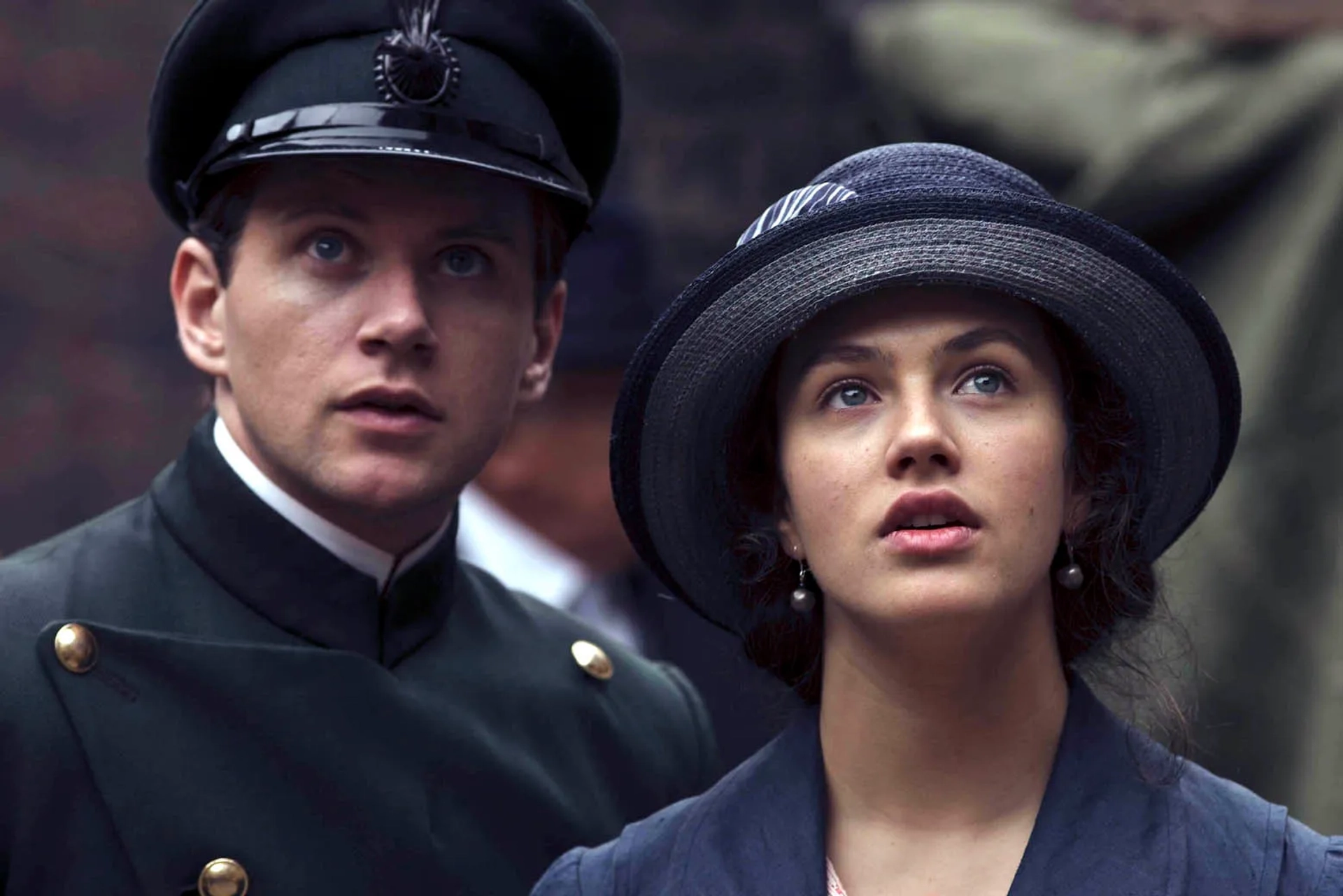 Allen Leech and Jessica Brown Findlay in Downton Abbey (2010)