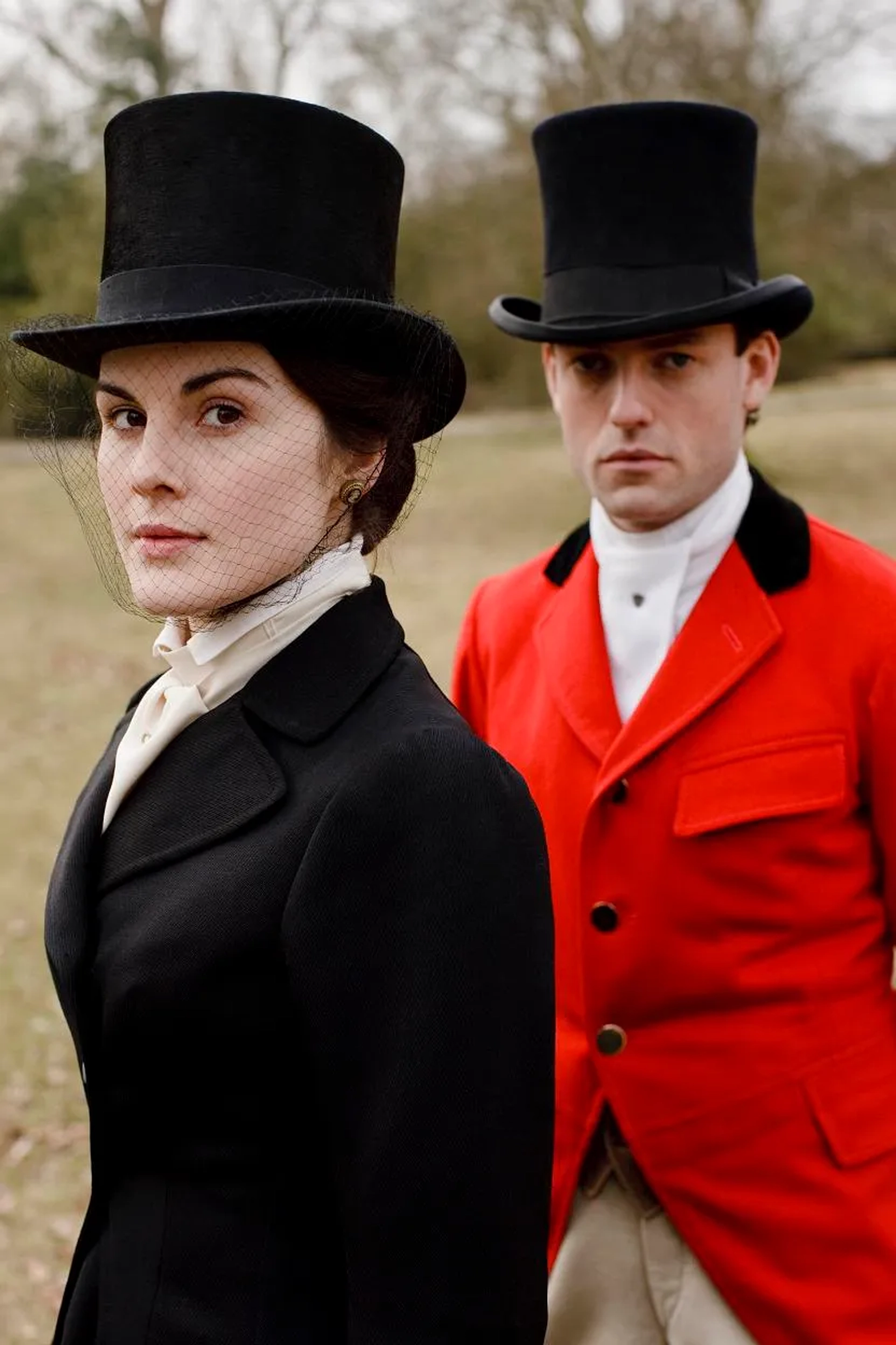 Still of Michelle Dockery and Brendan Patricks in Downton Abbey (2010)