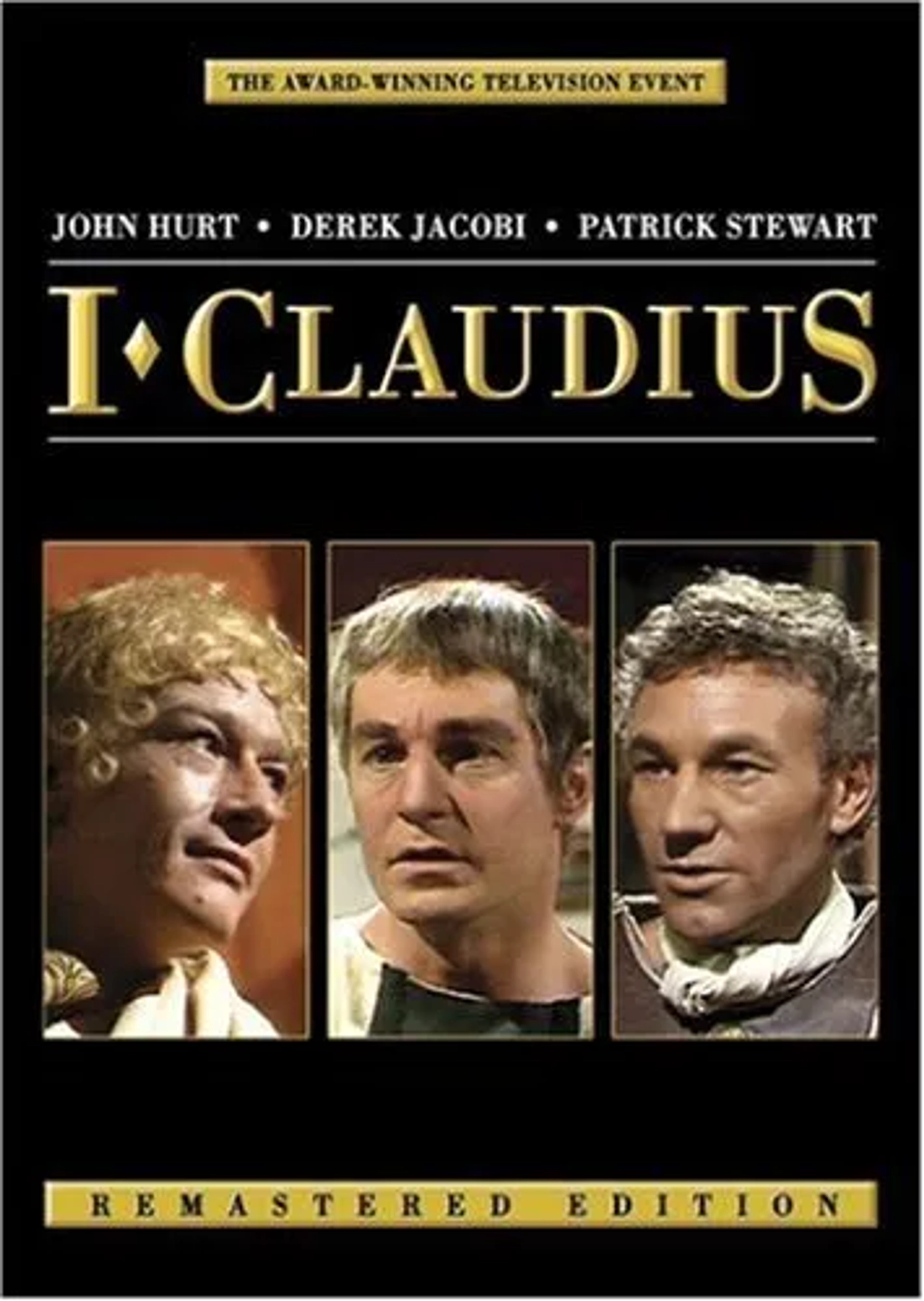 John Hurt, Derek Jacobi, and Patrick Stewart in I, Claudius (1976)