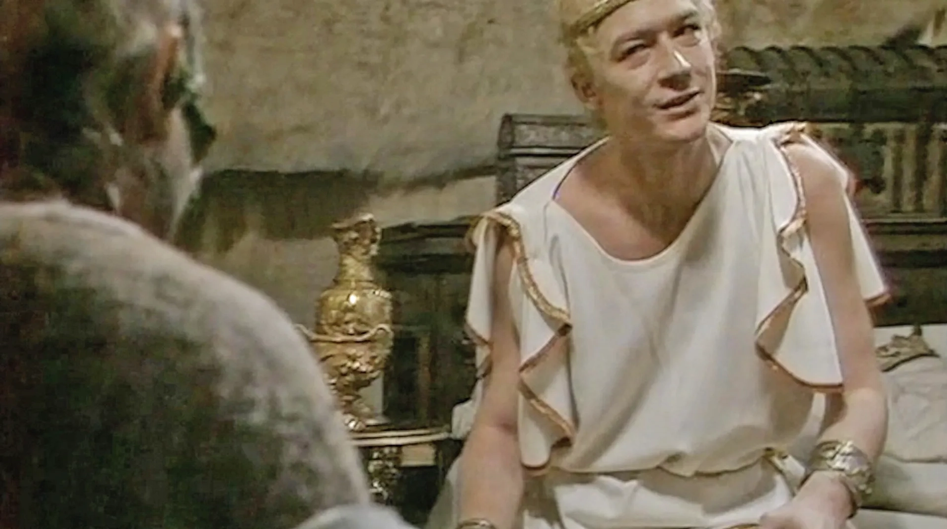 John Hurt and Derek Jacobi in I, Claudius (1976)