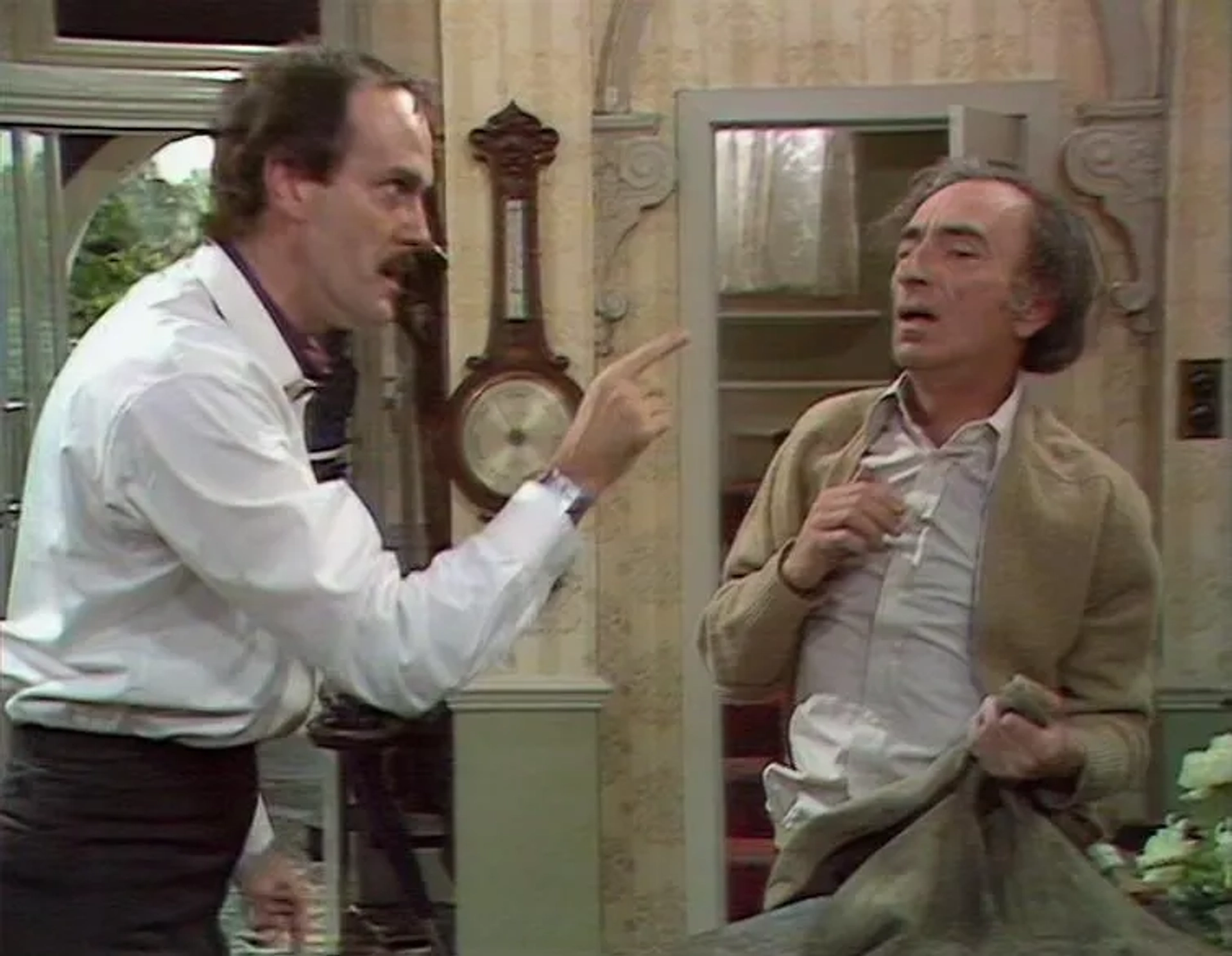 John Cleese and David Kelly in Fawlty Towers (1975)