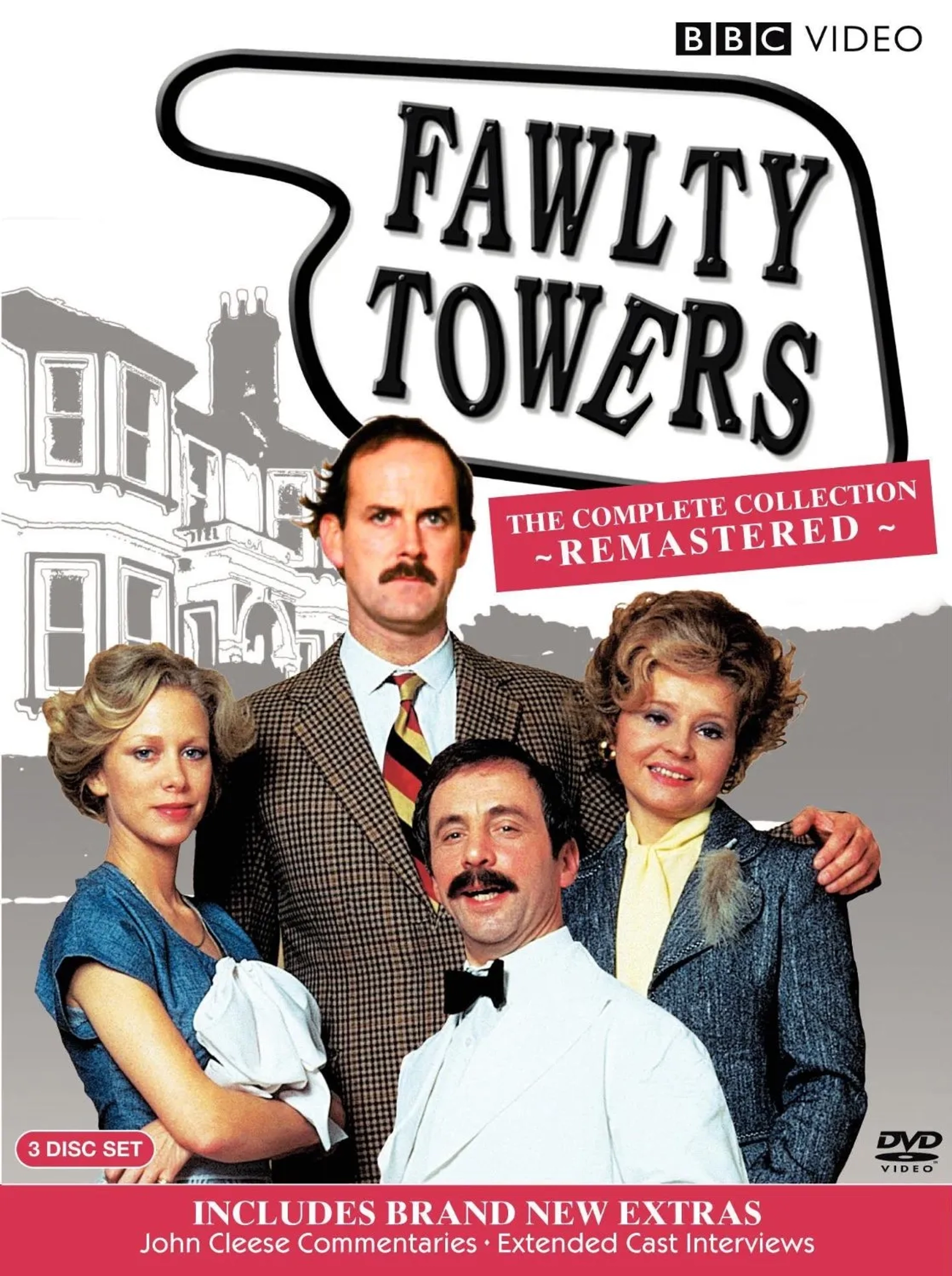 John Cleese, Connie Booth, Andrew Sachs, and Prunella Scales in Fawlty Towers (1975)