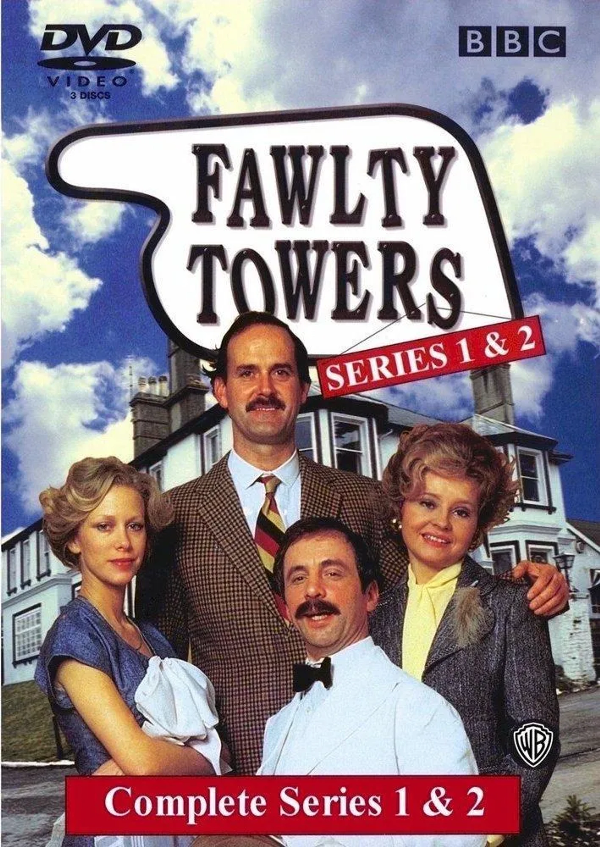 John Cleese, Connie Booth, Andrew Sachs, and Prunella Scales in Fawlty Towers (1975)