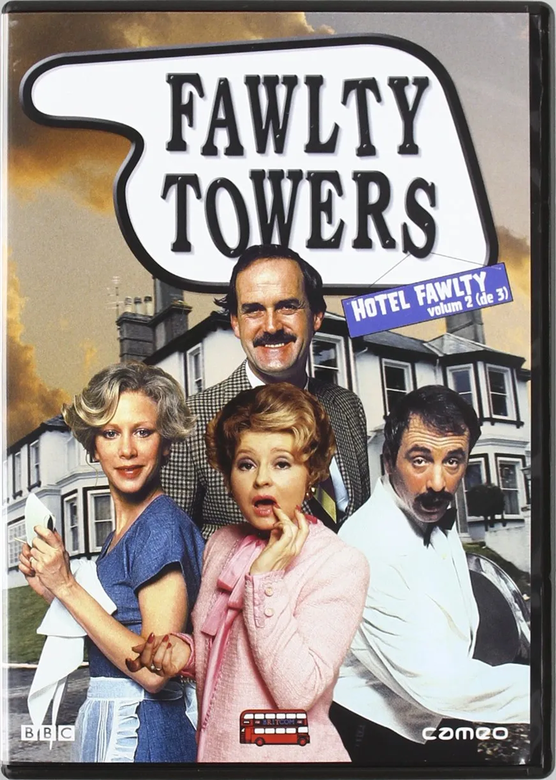 John Cleese, Connie Booth, Andrew Sachs, and Prunella Scales in Fawlty Towers (1975)