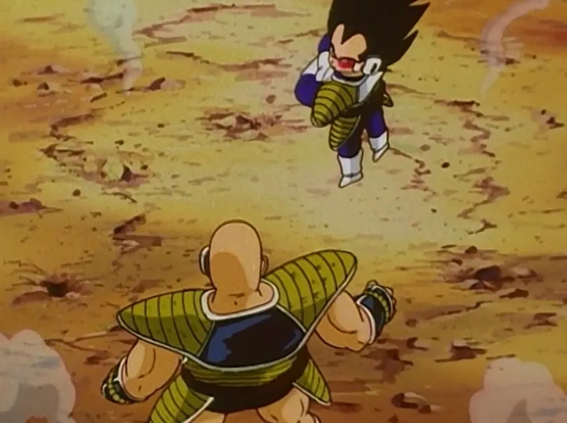 Michael Dobson and Brian Drummond in Dragon Ball Z (1989)