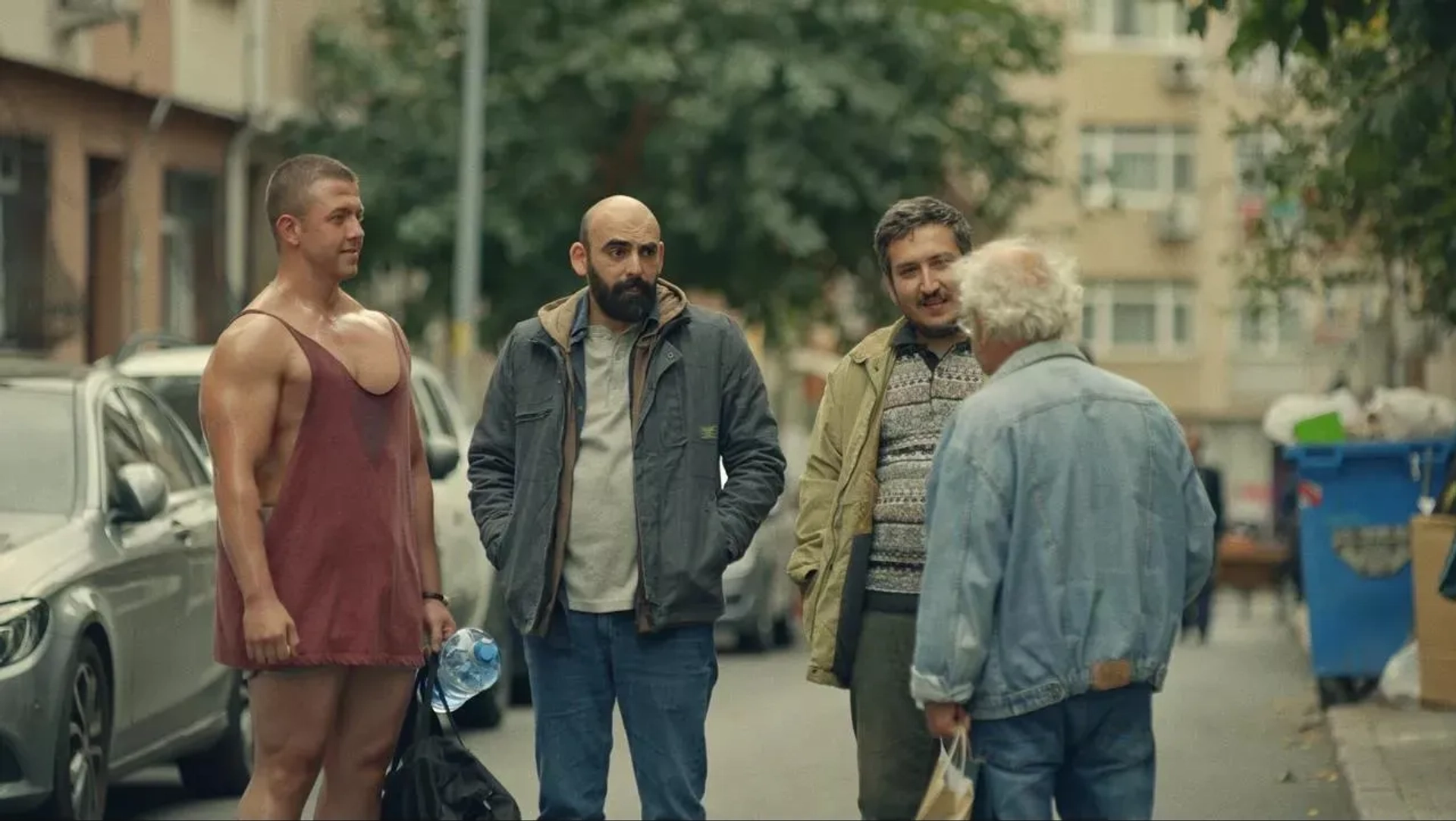 Arda Berç Dalici, Feyyaz Yigit, Kivanç Kilinç, and Ömer Uluocak in As If (2021)