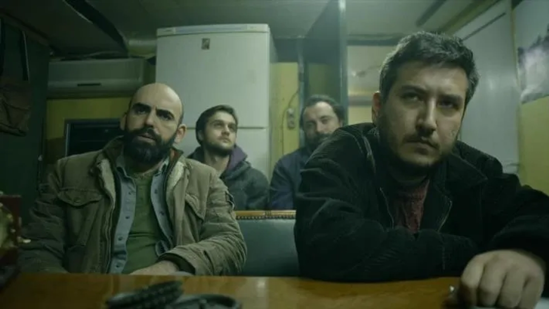 Feyyaz Yigit, Ahmet Kürsat Öçalan, Kivanç Kilinç, and Celal Öztürk in As If (2021)