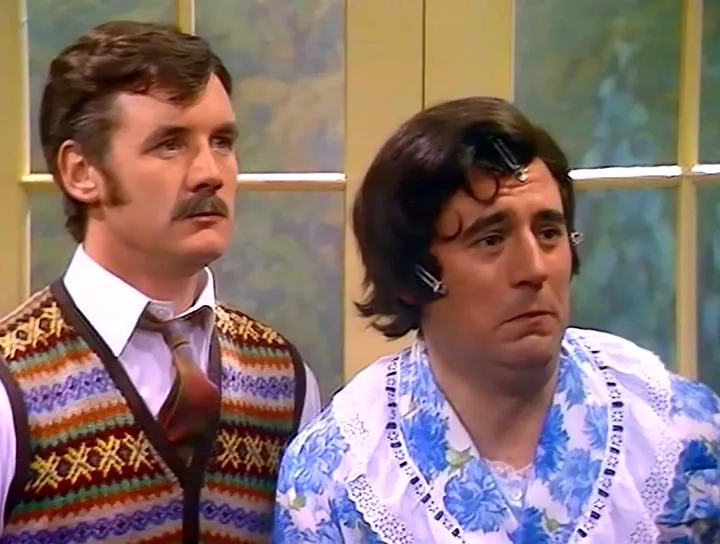 Terry Jones and Michael Palin in Monty Python's Flying Circus (1969)