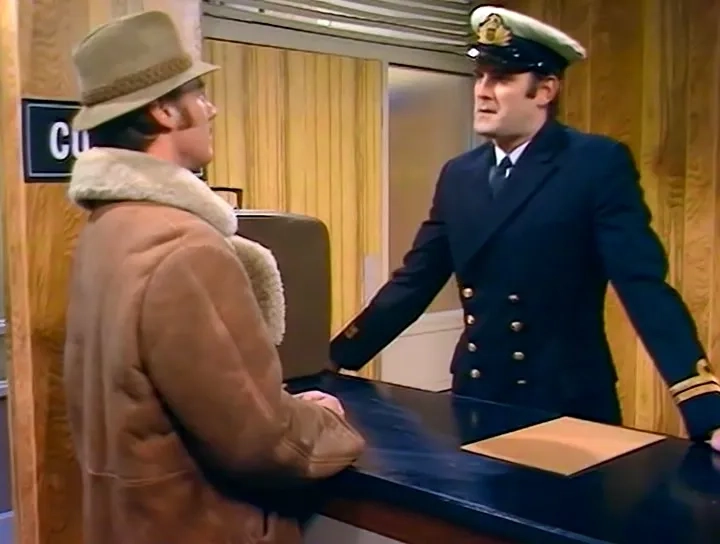 John Cleese and Michael Palin in Monty Python's Flying Circus (1969)