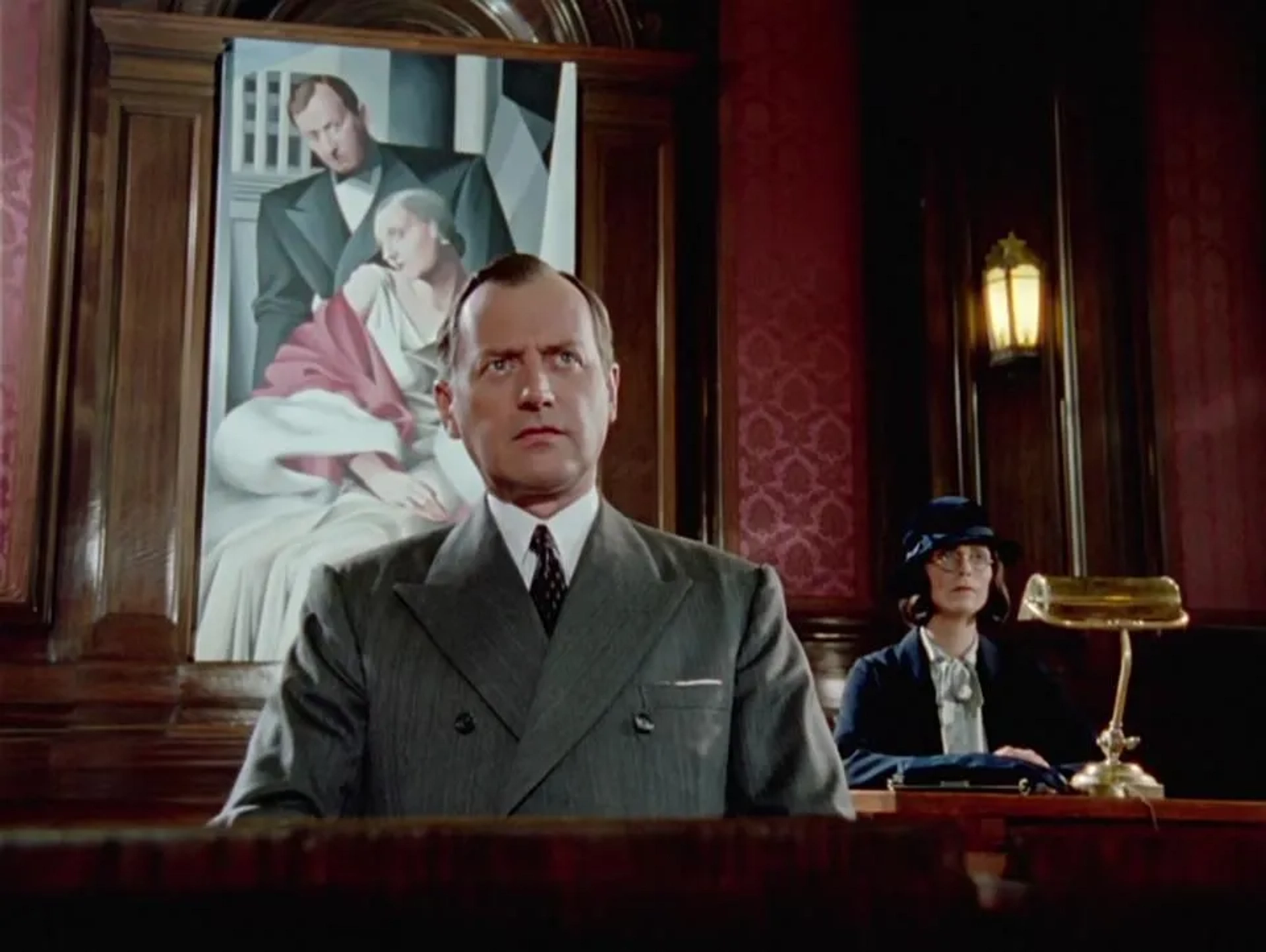 Peter Blythe and Joanna Phillips-Lane in Poirot (1989)