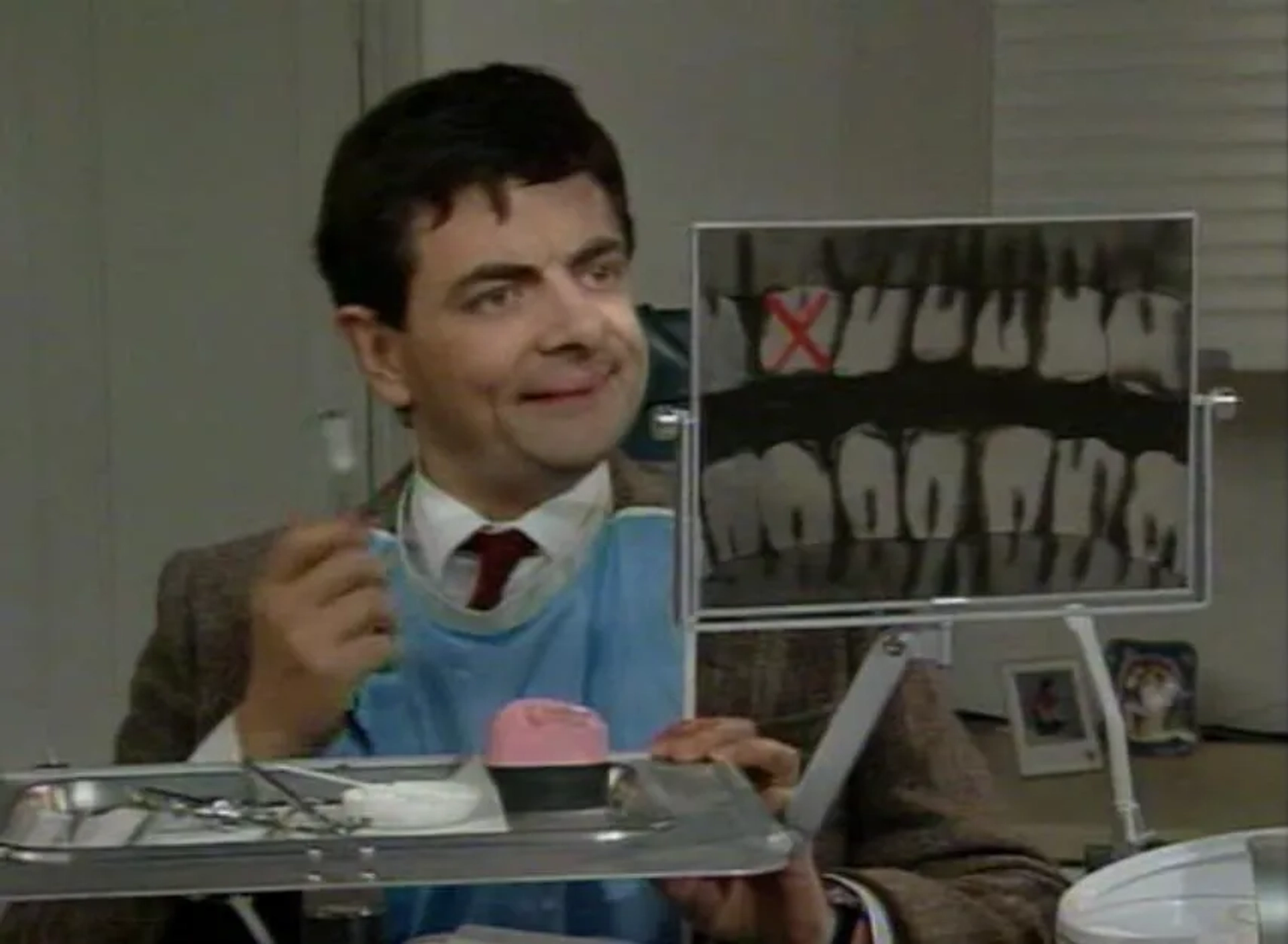 Rowan Atkinson at an event for Mr. Bean (1990)