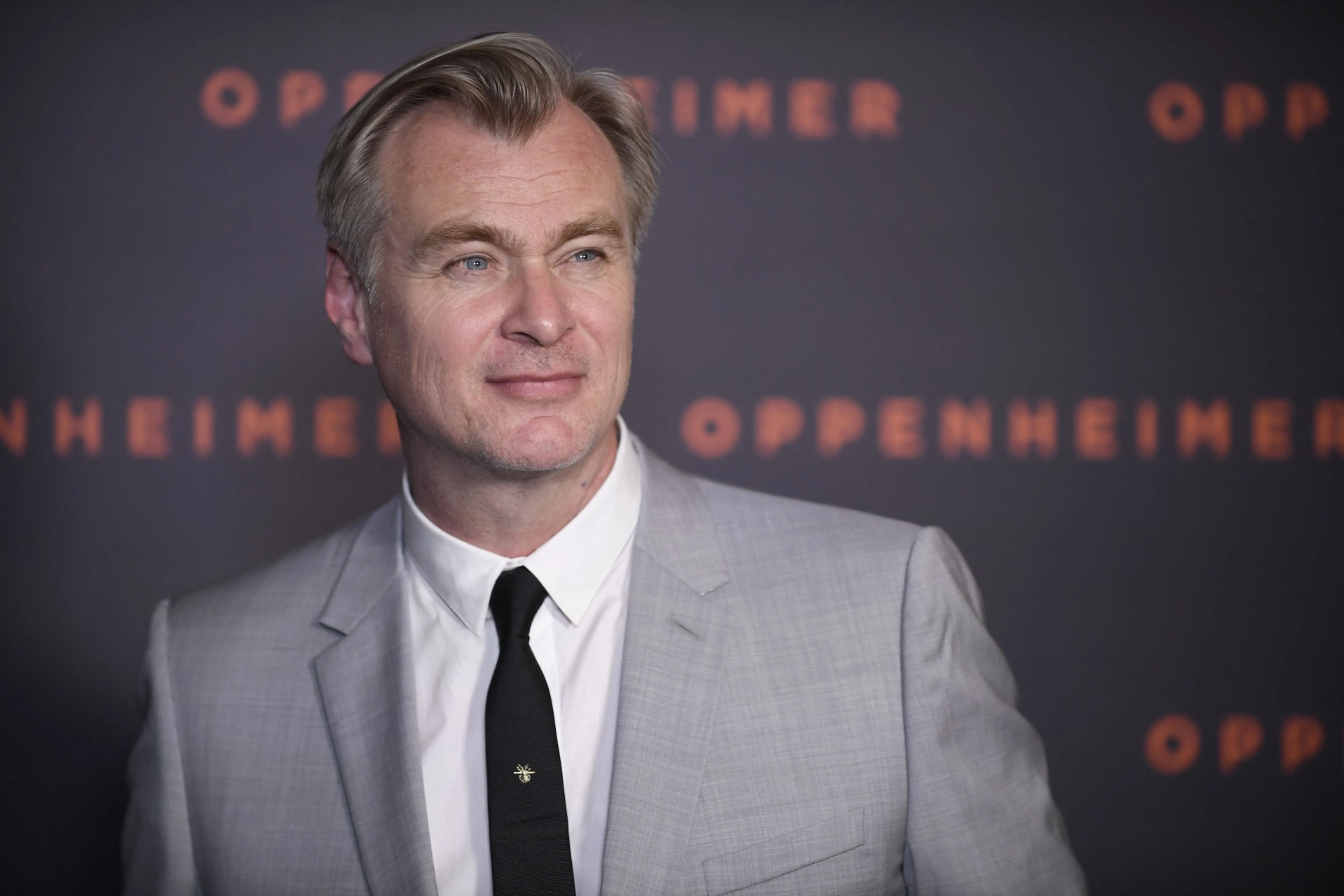 Christopher Nolan at an event for Oppenheimer (2023)
