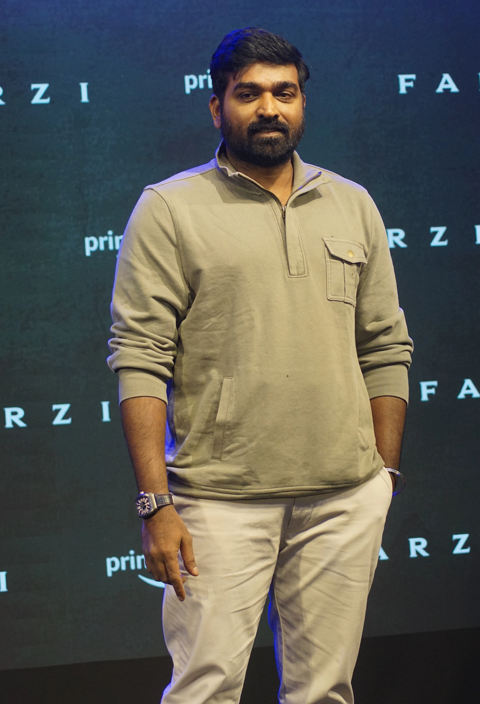 Vijay Sethupathi at an event for Farzi (2023)