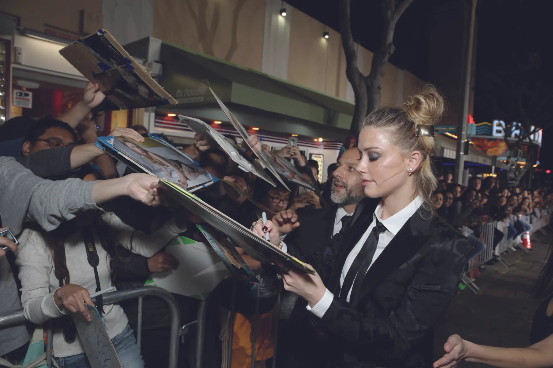 Amber Heard at an event for The Danish Girl (2015)