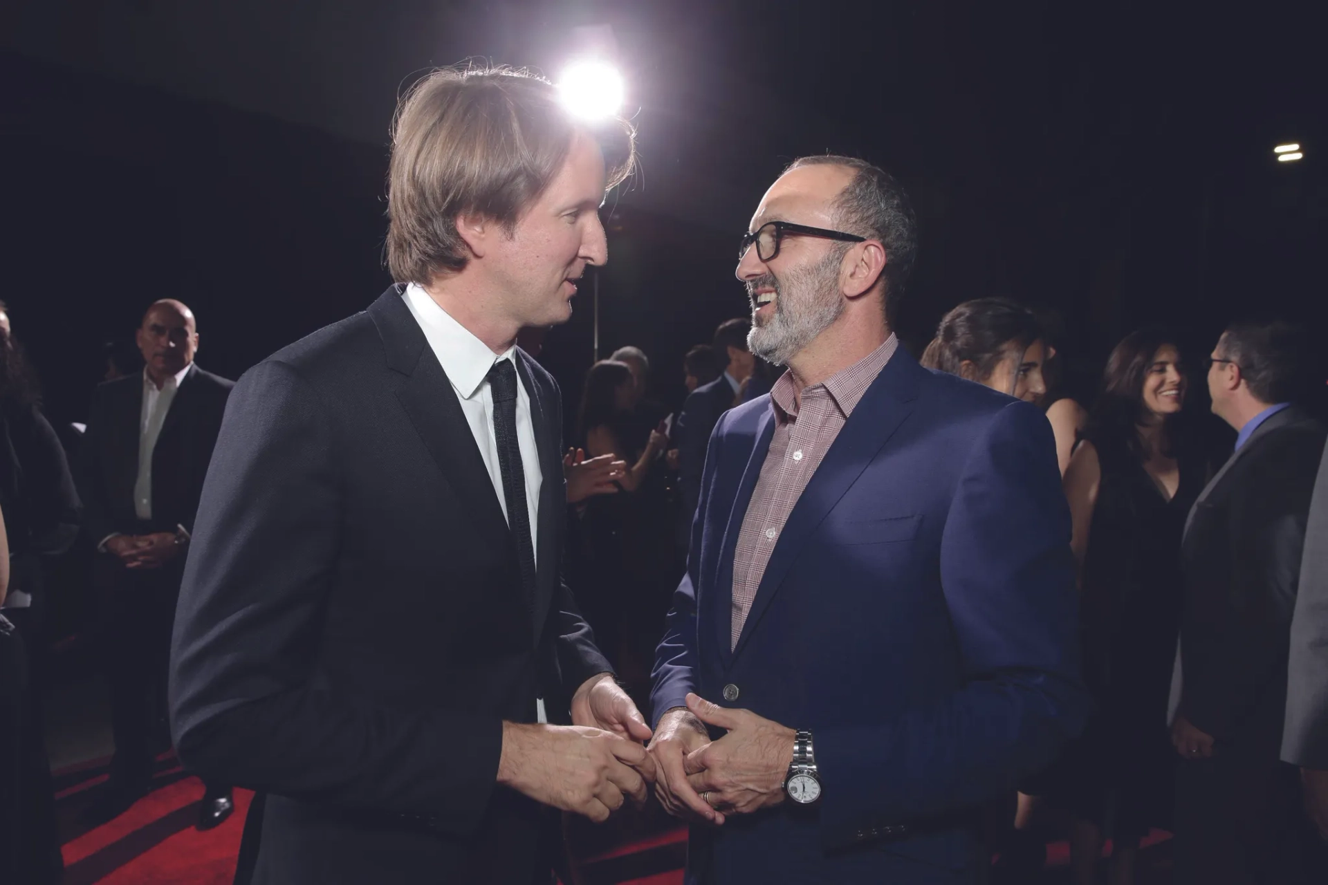 Tom Hooper and Jimmy Horowitz at an event for The Danish Girl (2015)