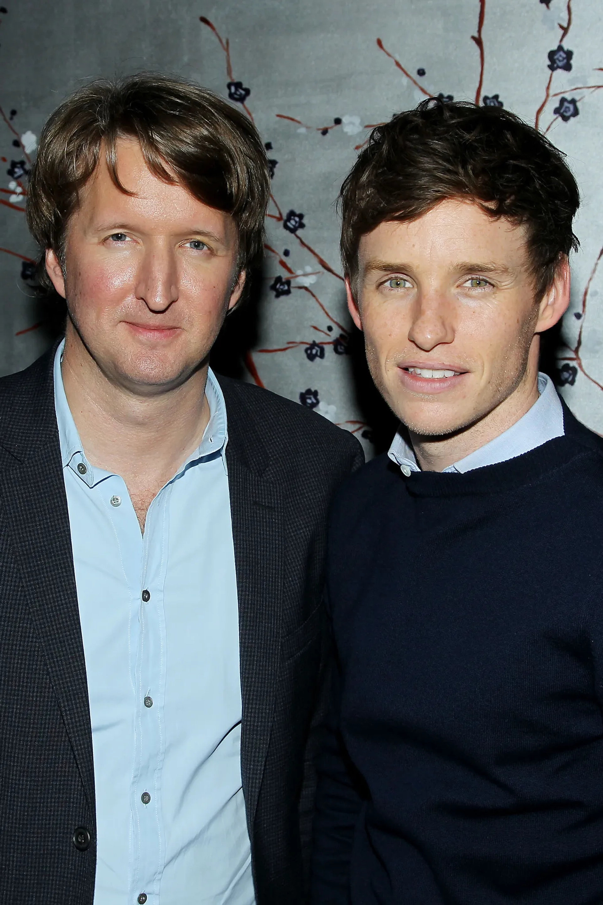 Tom Hooper and Eddie Redmayne at an event for The Danish Girl (2015)