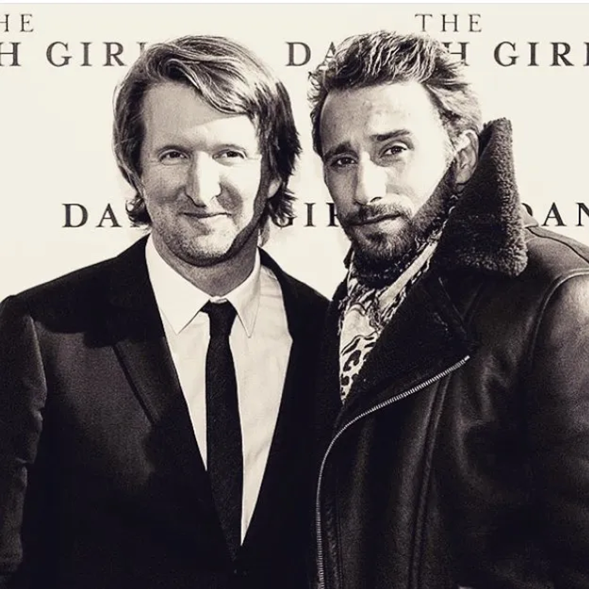 Tom Hooper and Matthias Schoenaerts at an event for The Danish Girl (2015)