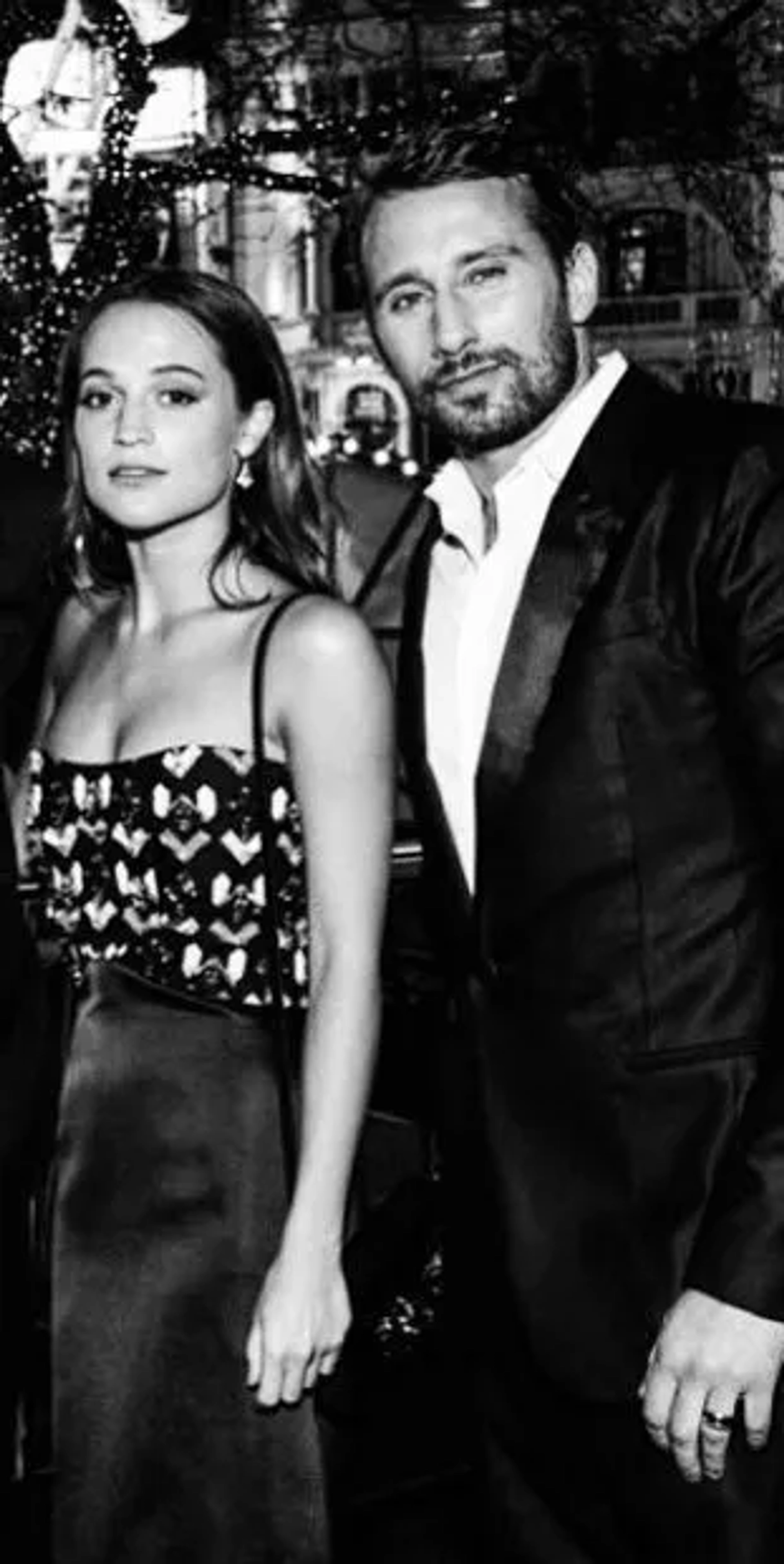 Matthias Schoenaerts and Alicia Vikander at an event for The Danish Girl (2015)