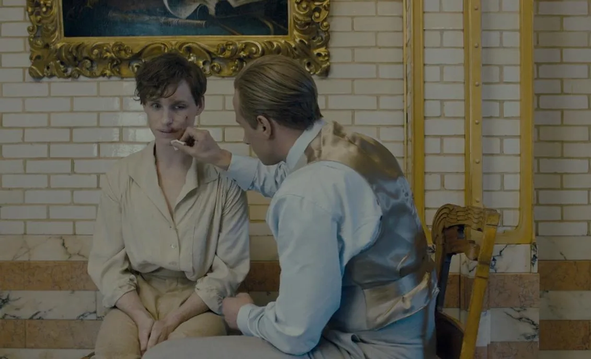 Matthias Schoenaerts and Eddie Redmayne in The Danish Girl (2015)