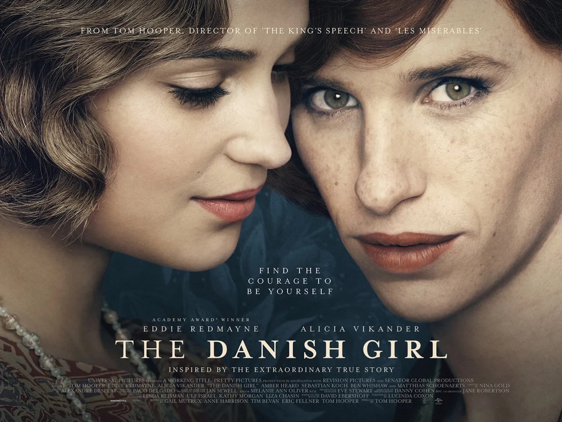 Eddie Redmayne and Alicia Vikander in The Danish Girl (2015)