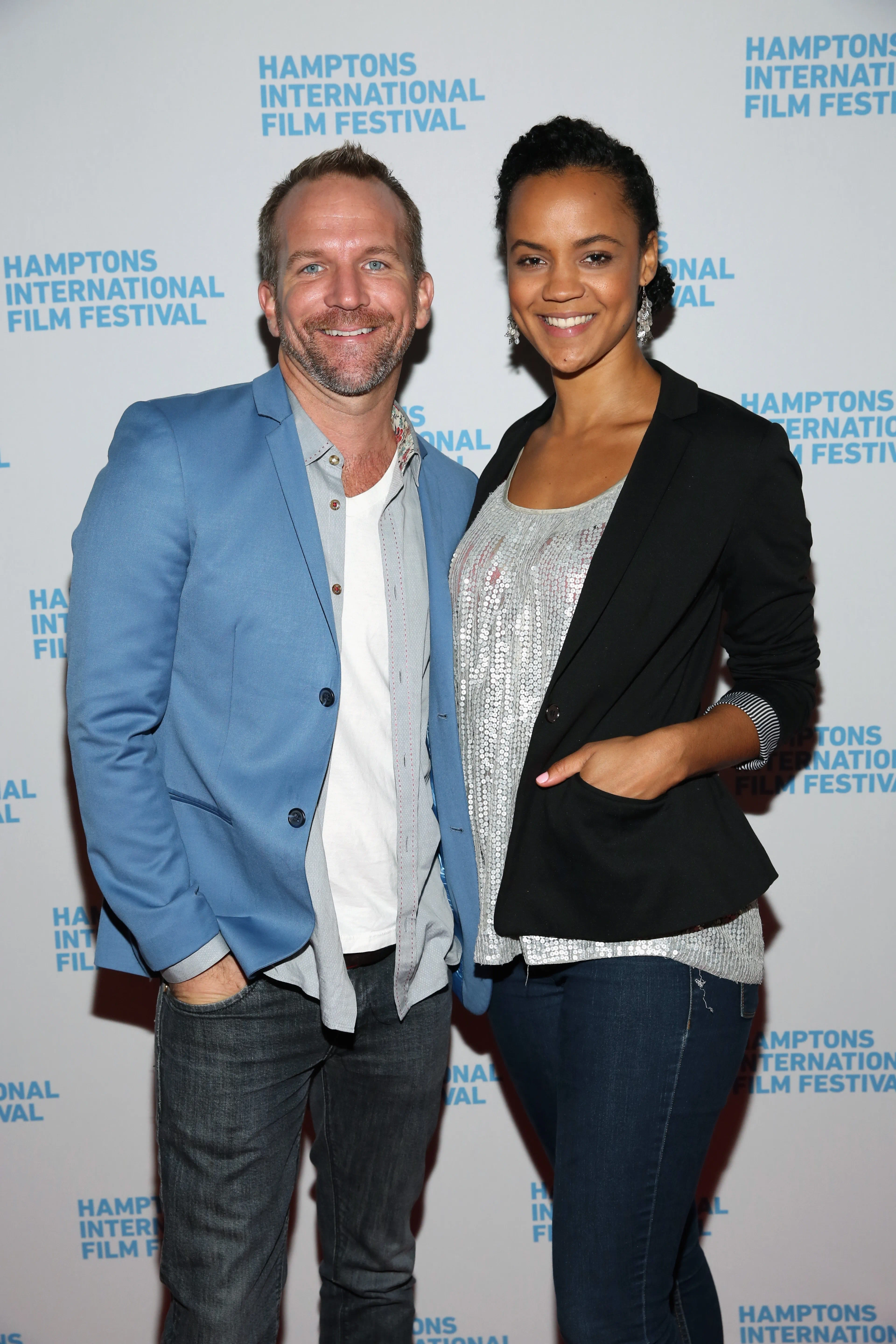 Brionne Davis and Maria Sten at an event for Embrace of the Serpent (2015)