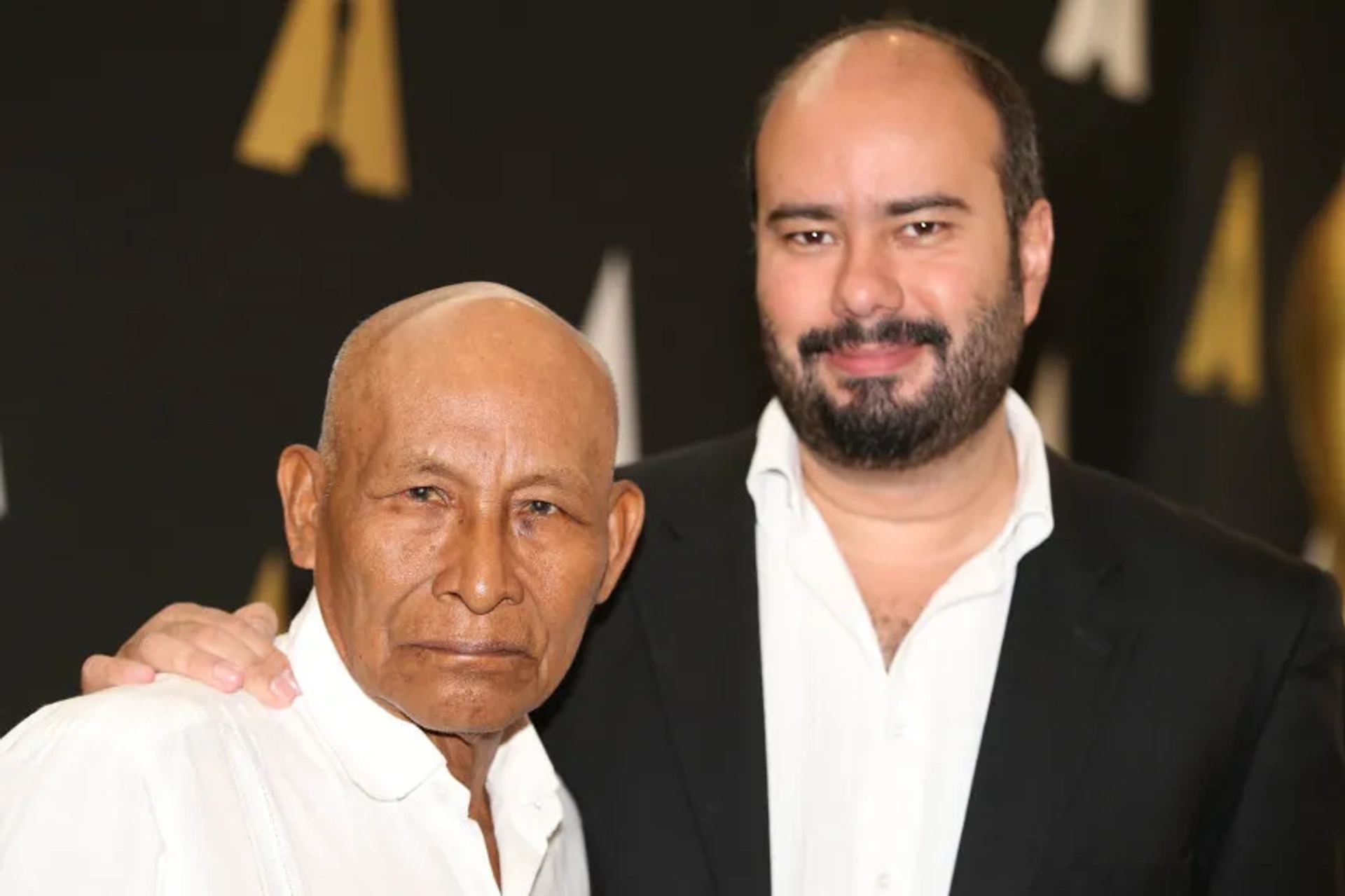 Antonio Bolívar at an event for Embrace of the Serpent (2015)