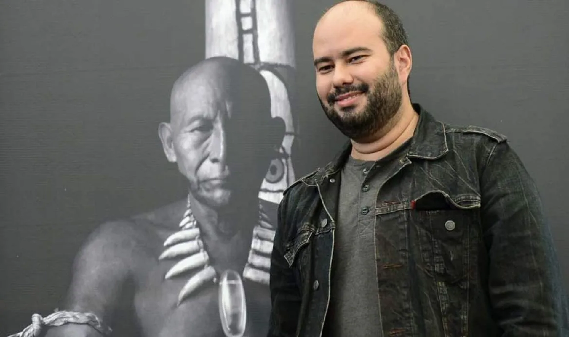 Ciro Guerra at an event for Embrace of the Serpent (2015)