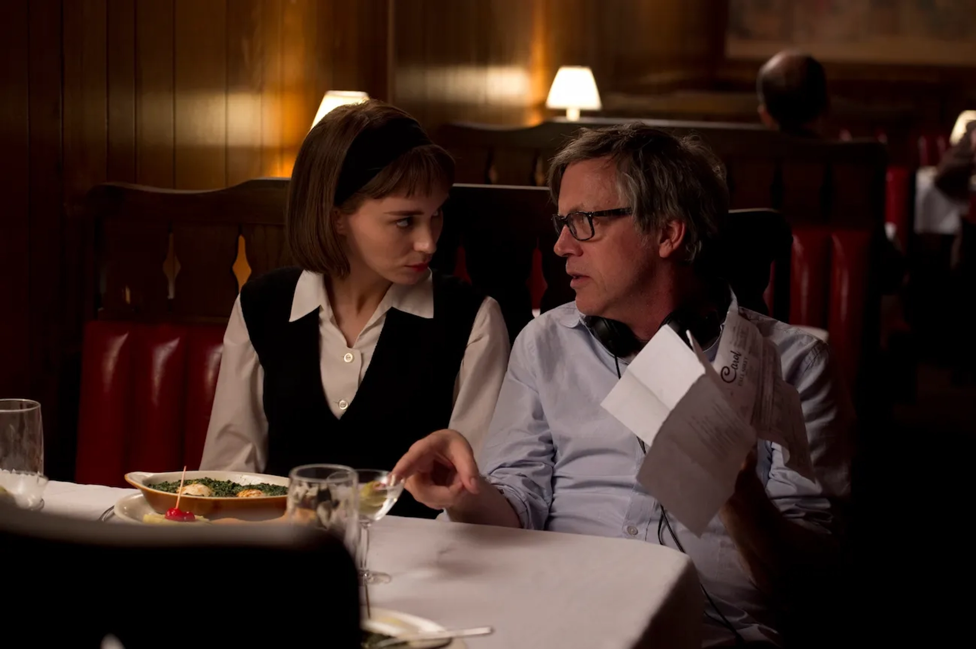 Todd Haynes and Rooney Mara in Carol (2015)