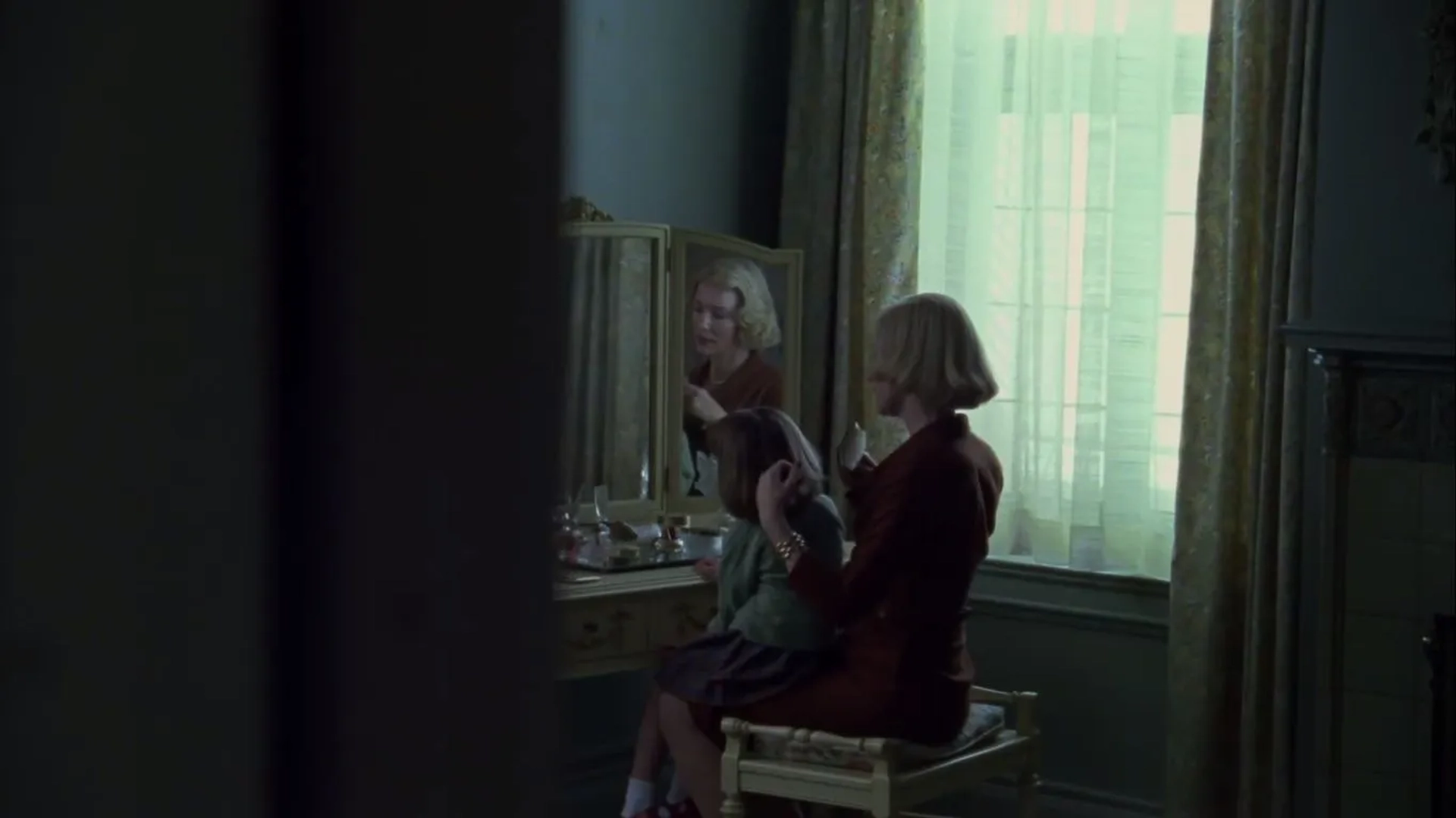 Cate Blanchett, Kk Heim, and Sadie Heim in Carol (2015)