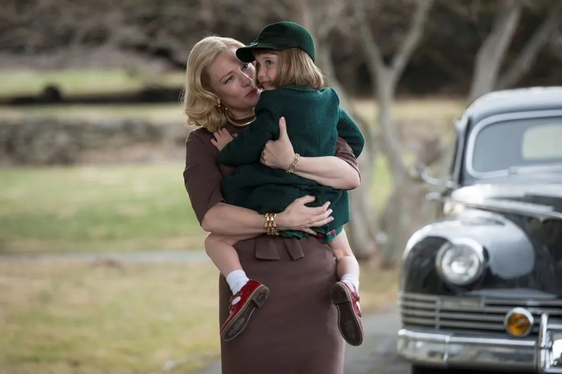 Cate Blanchett, Kk Heim, and Sadie Heim in Carol (2015)