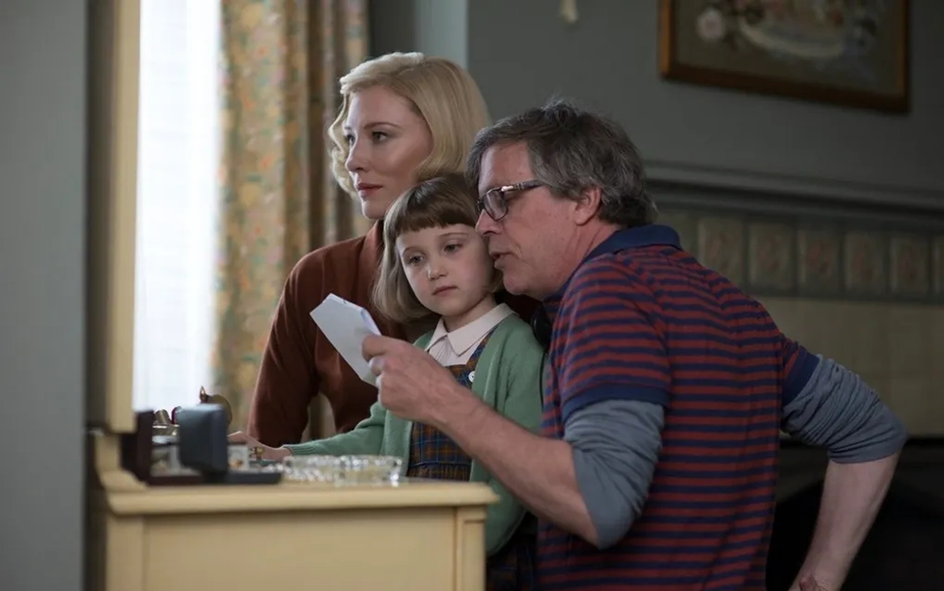 Cate Blanchett, Todd Haynes, Kk Heim, and Sadie Heim in Carol (2015)