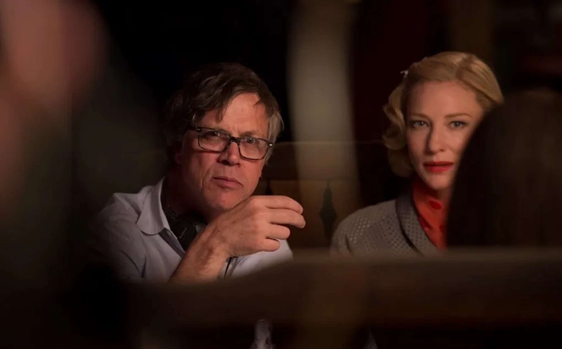 Cate Blanchett and Todd Haynes in Carol (2015)