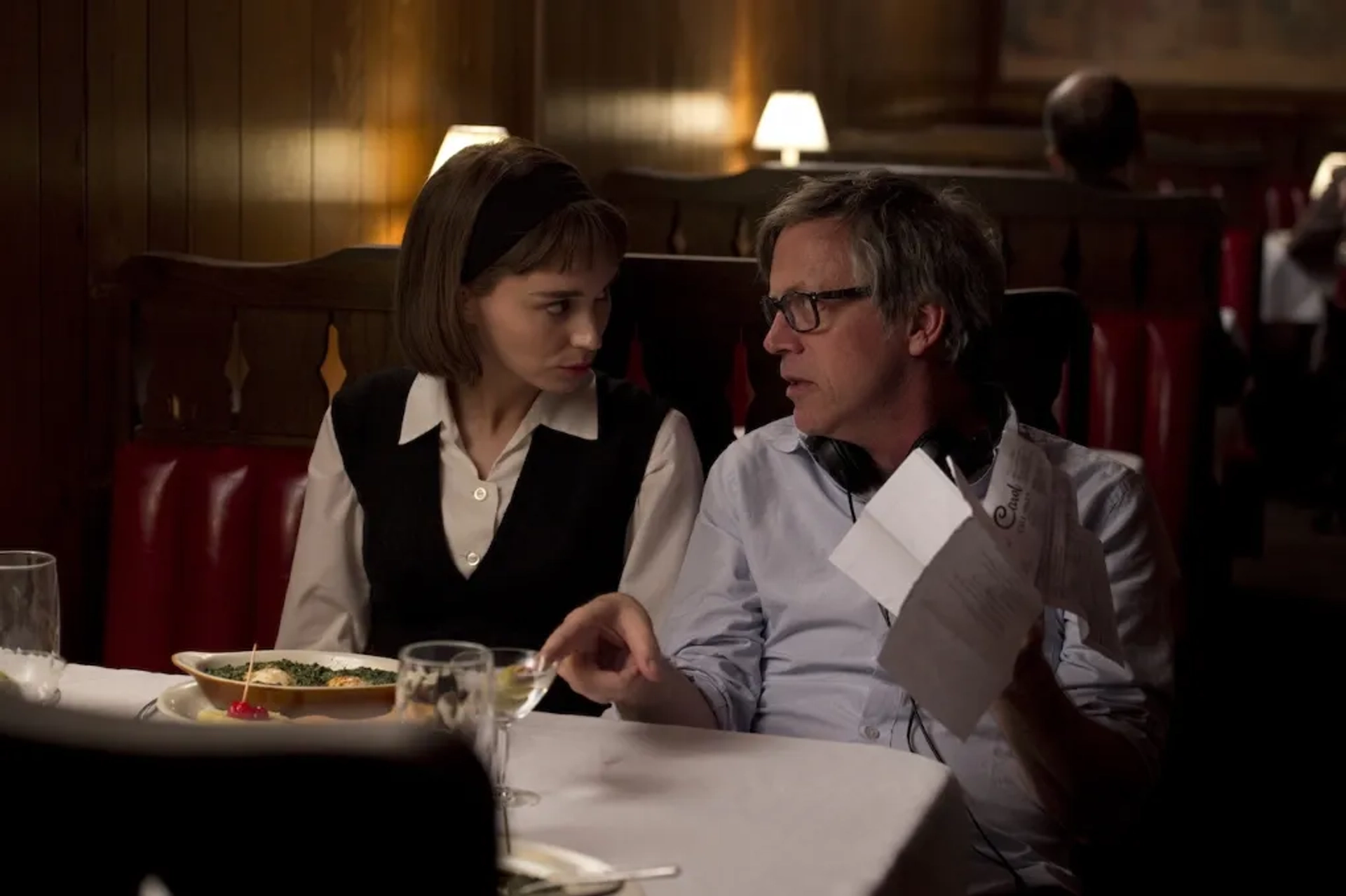 Todd Haynes and Rooney Mara in Carol (2015)