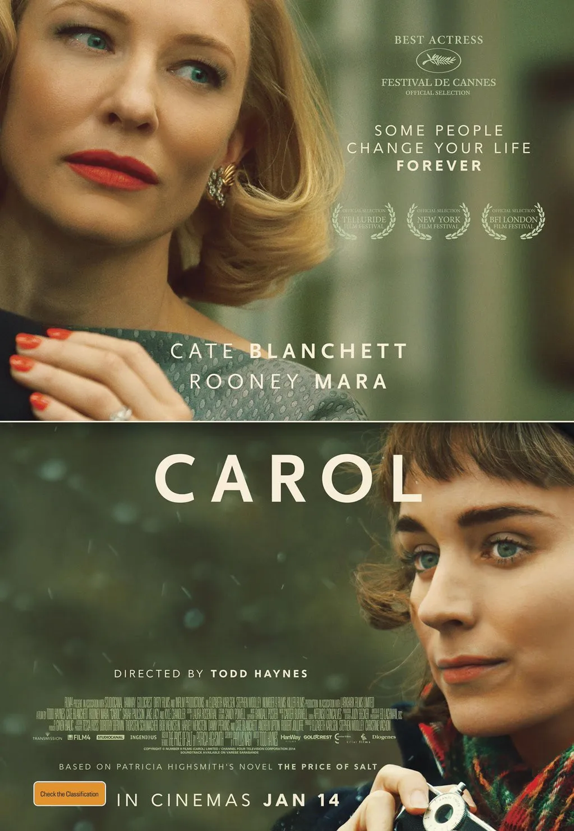 Cate Blanchett and Rooney Mara in Carol (2015)