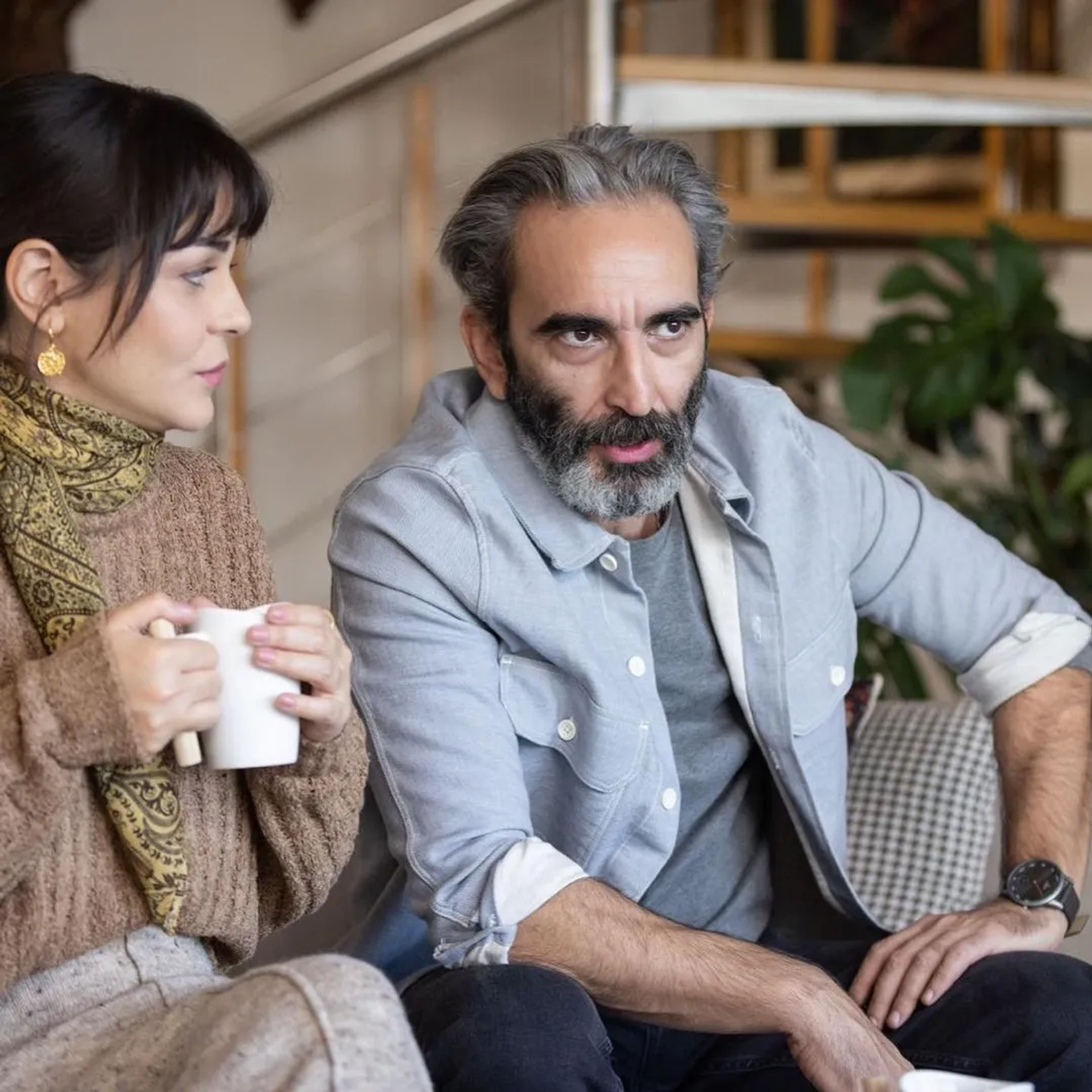 Firat Tanis and Burcu Türünz in My Name Is Farah (2023)