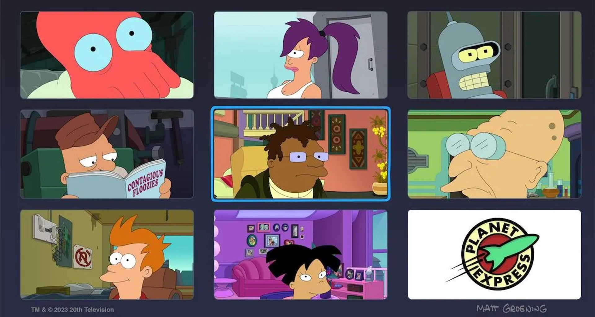 Katey Sagal, John DiMaggio, David Herman, Phil LaMarr, Lauren Tom, and Billy West in Futurama (1999)